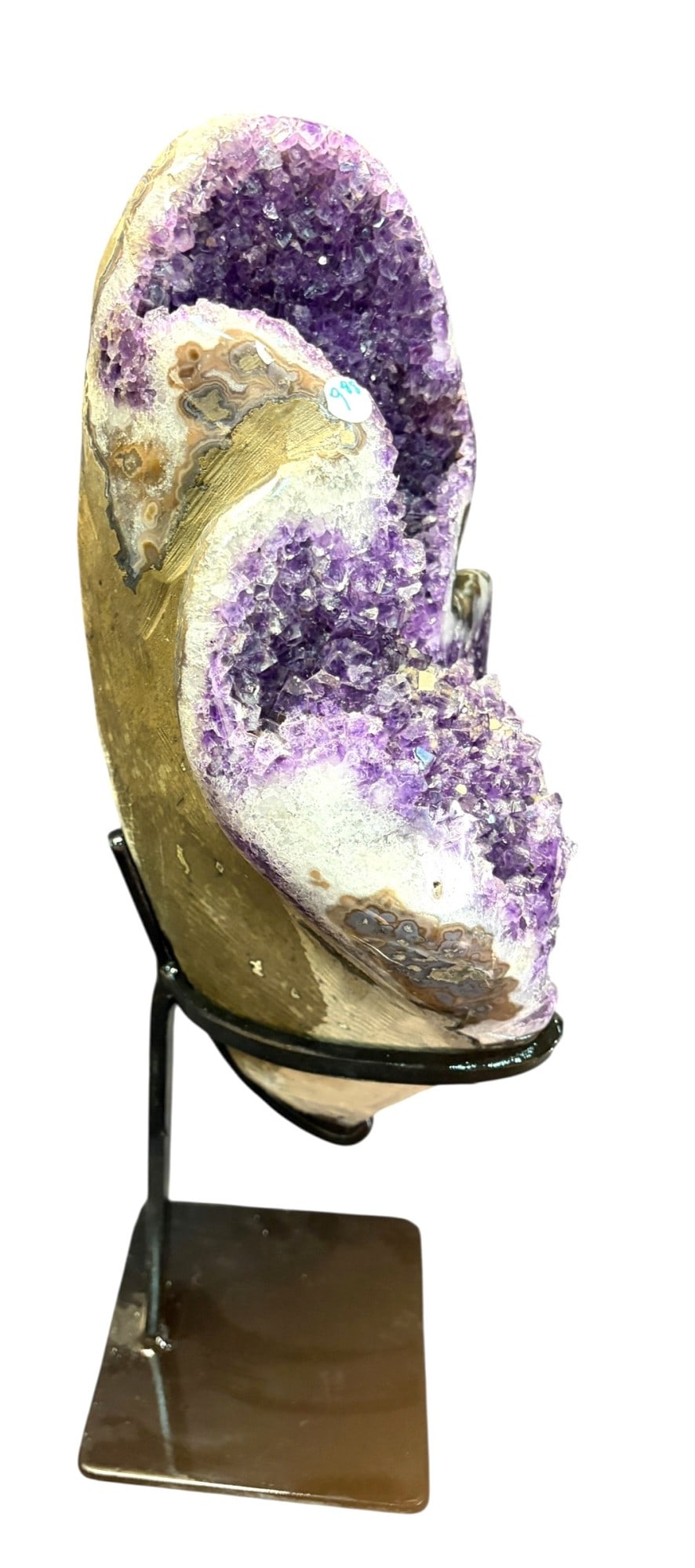 AMETHYST ON IRON STAND - 2