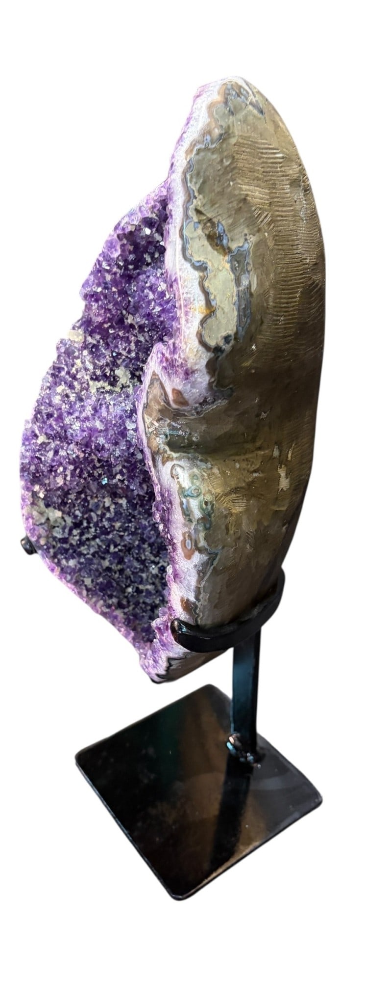 AMETHYST ON IRON STAND - 8