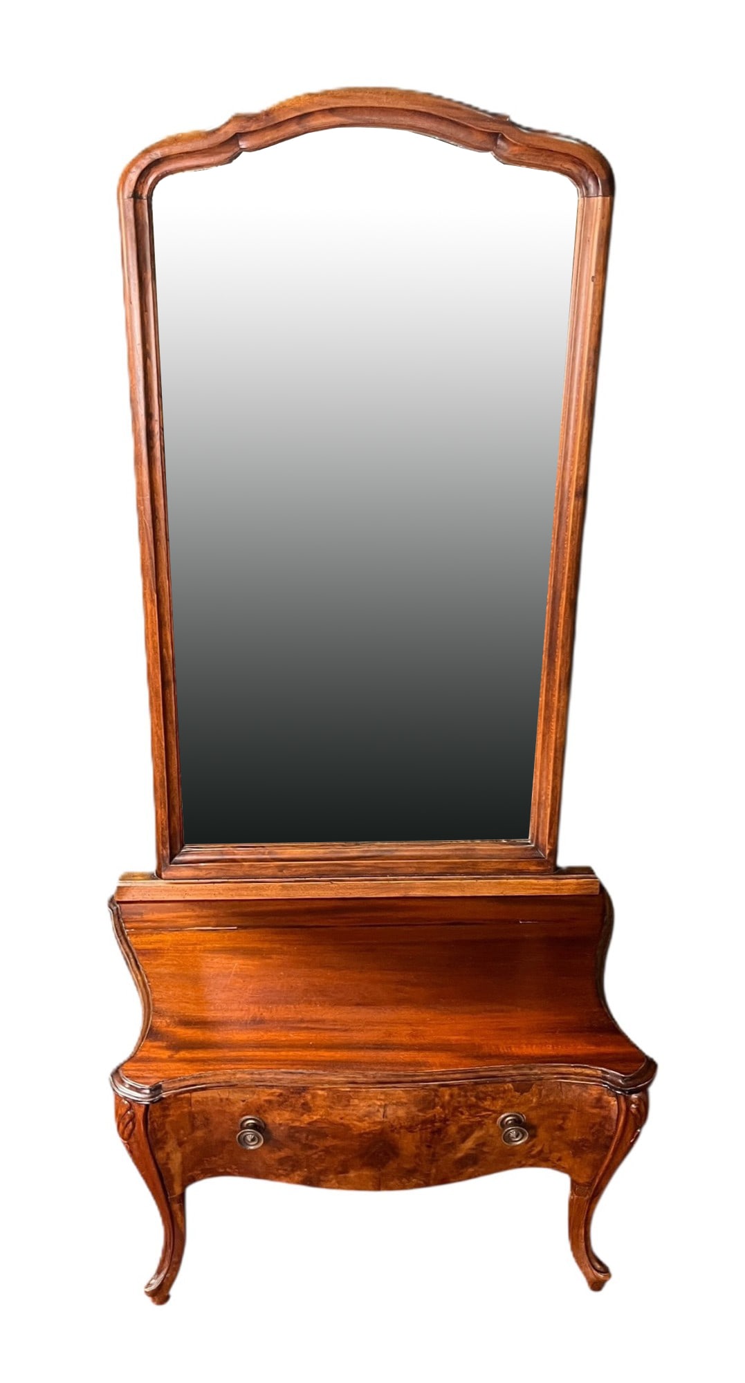 QUEEN ANNE STYLE DRESSING TABLE AND MIRROR (1 of 5)