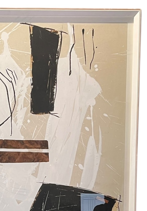 ABSTRACT LITHOGRAPH SIGNED G. H. - 3