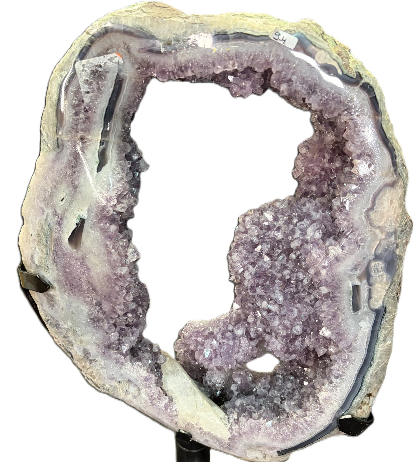 AMETHYST WINDOW ON IRON STAND - 3