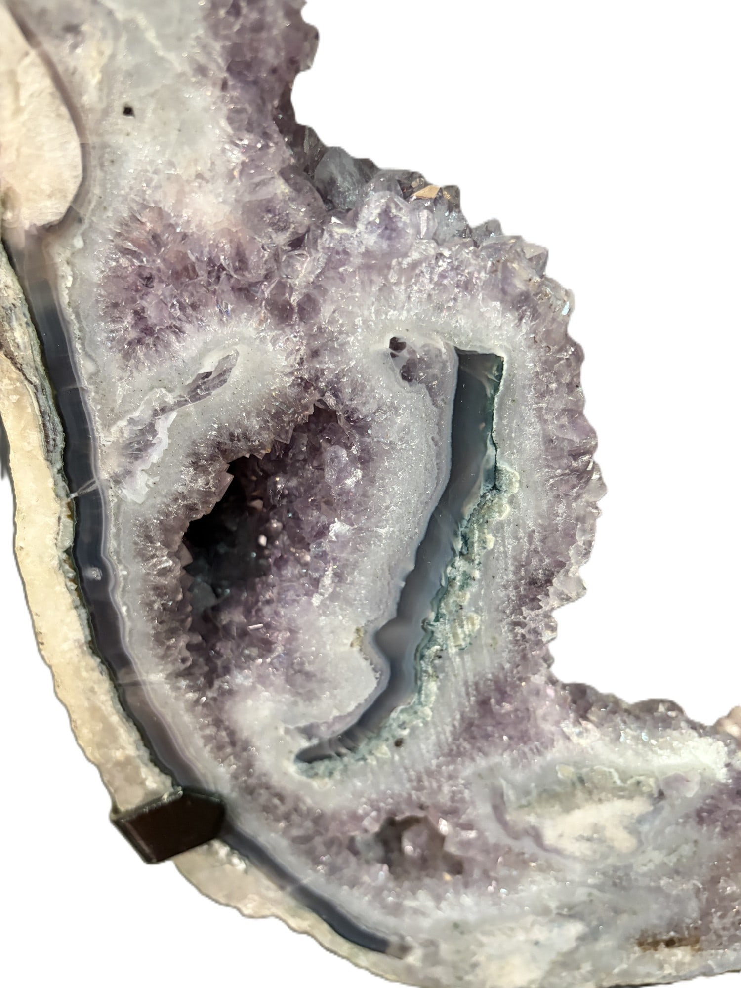AMETHYST WINDOW ON IRON STAND - 5