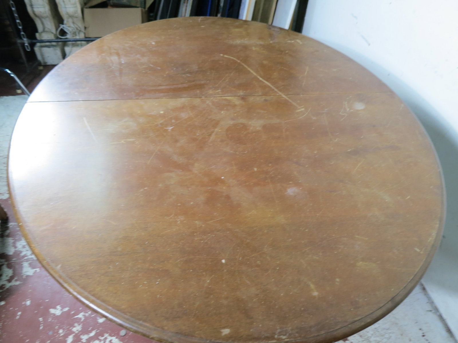 OVAL WOODEN DINING TABLE - 2