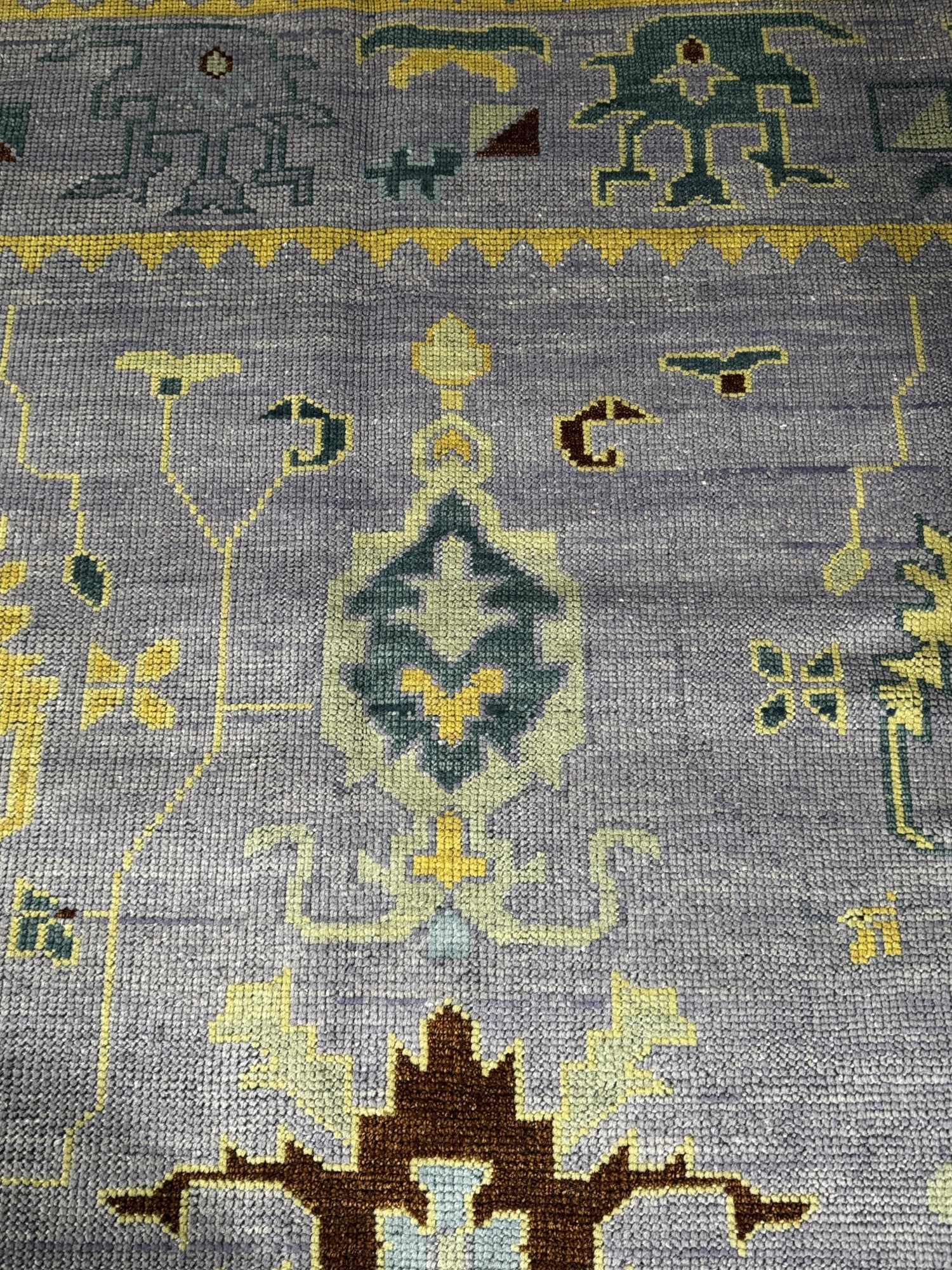 HAND KNOTTED OUSHAK - 3
