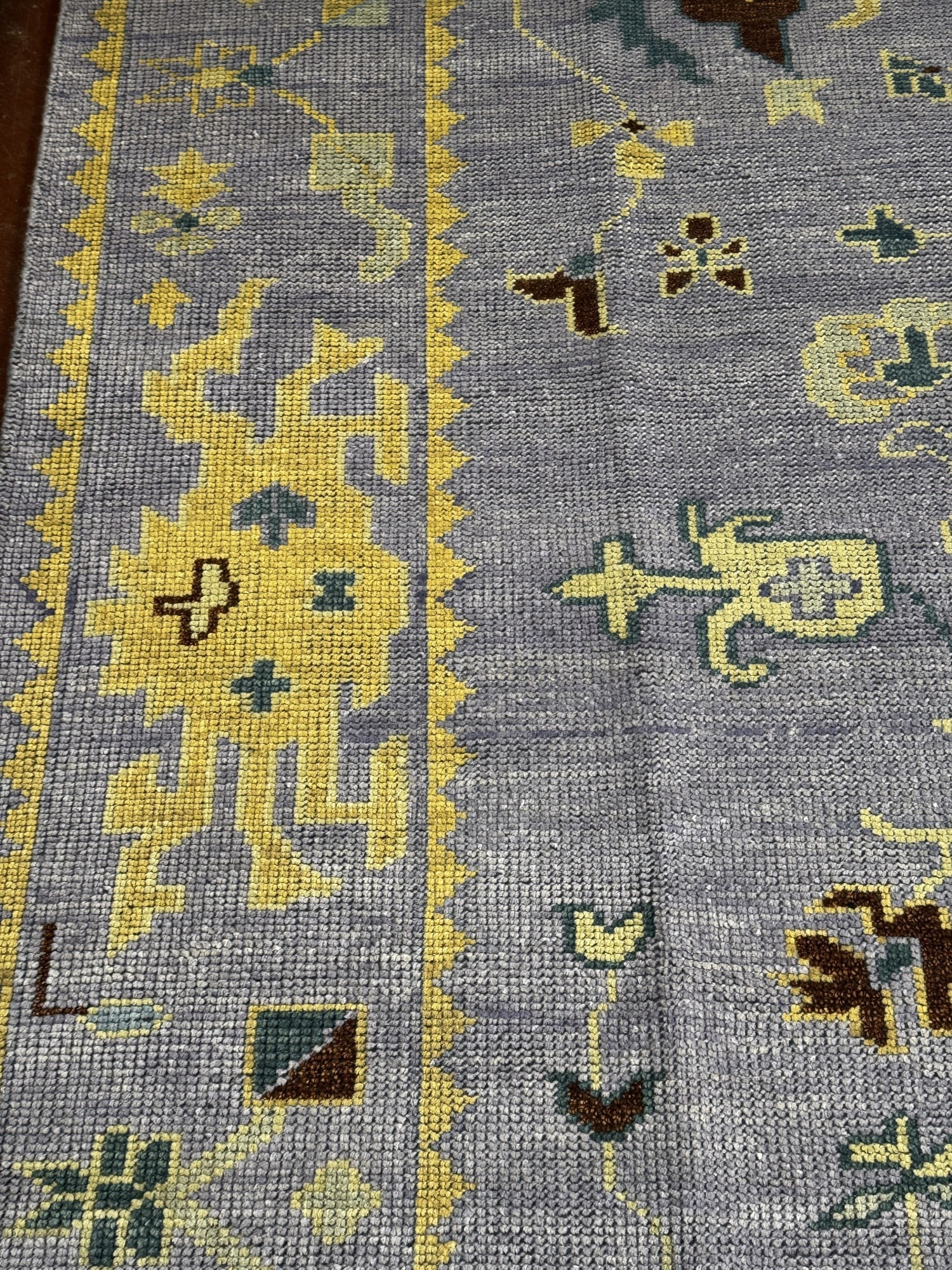 HAND KNOTTED OUSHAK - 4