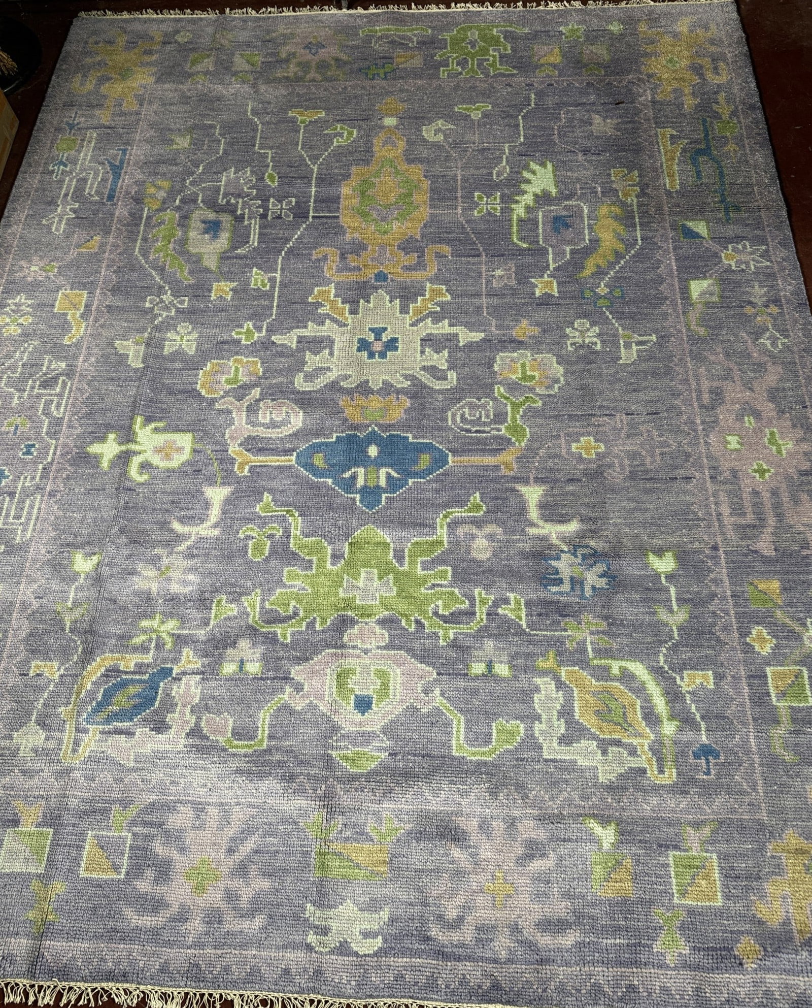 HAND KNOTTED OUSHAK - 6