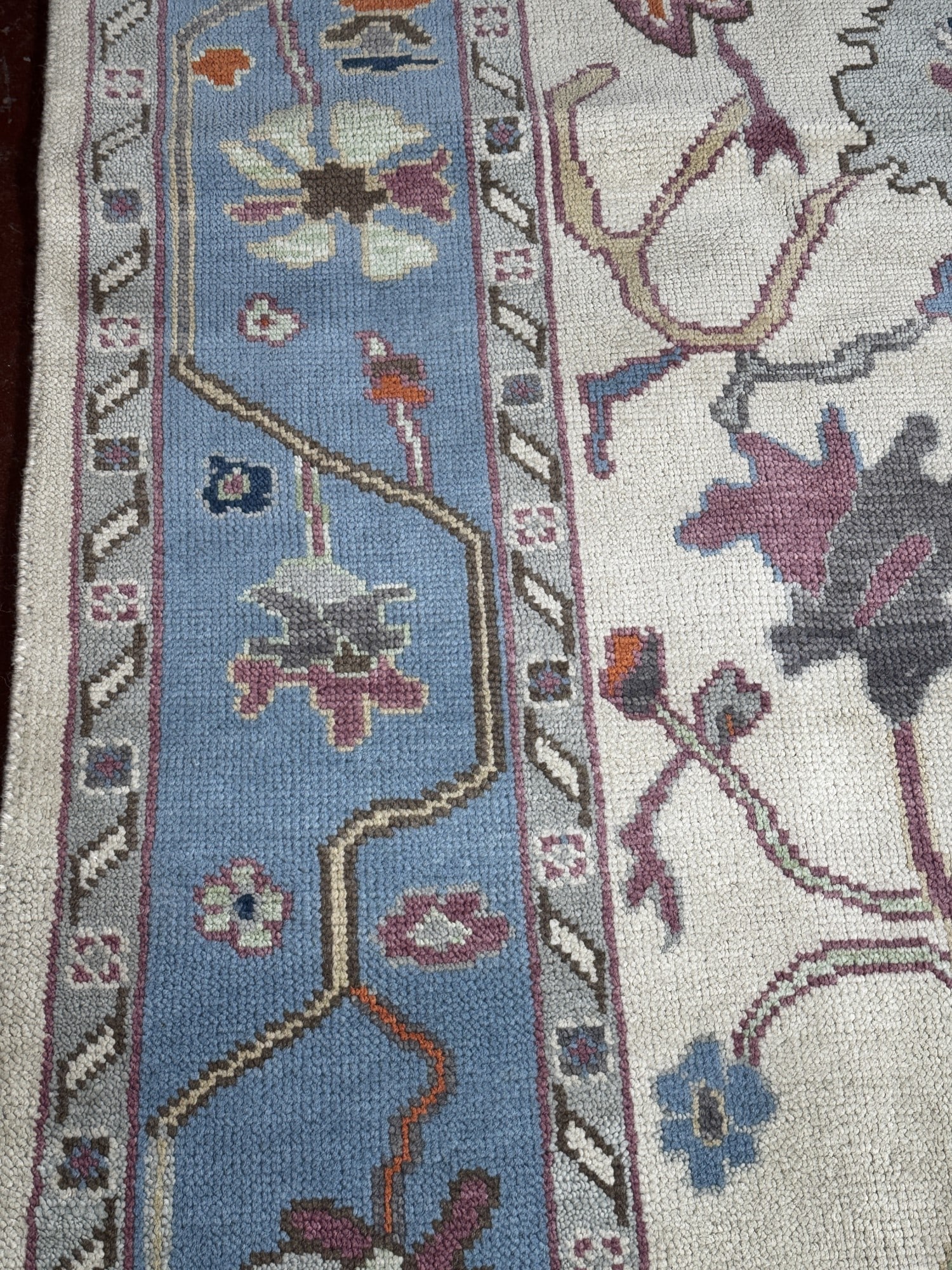HAND KNOTTED OUSHAK - 4