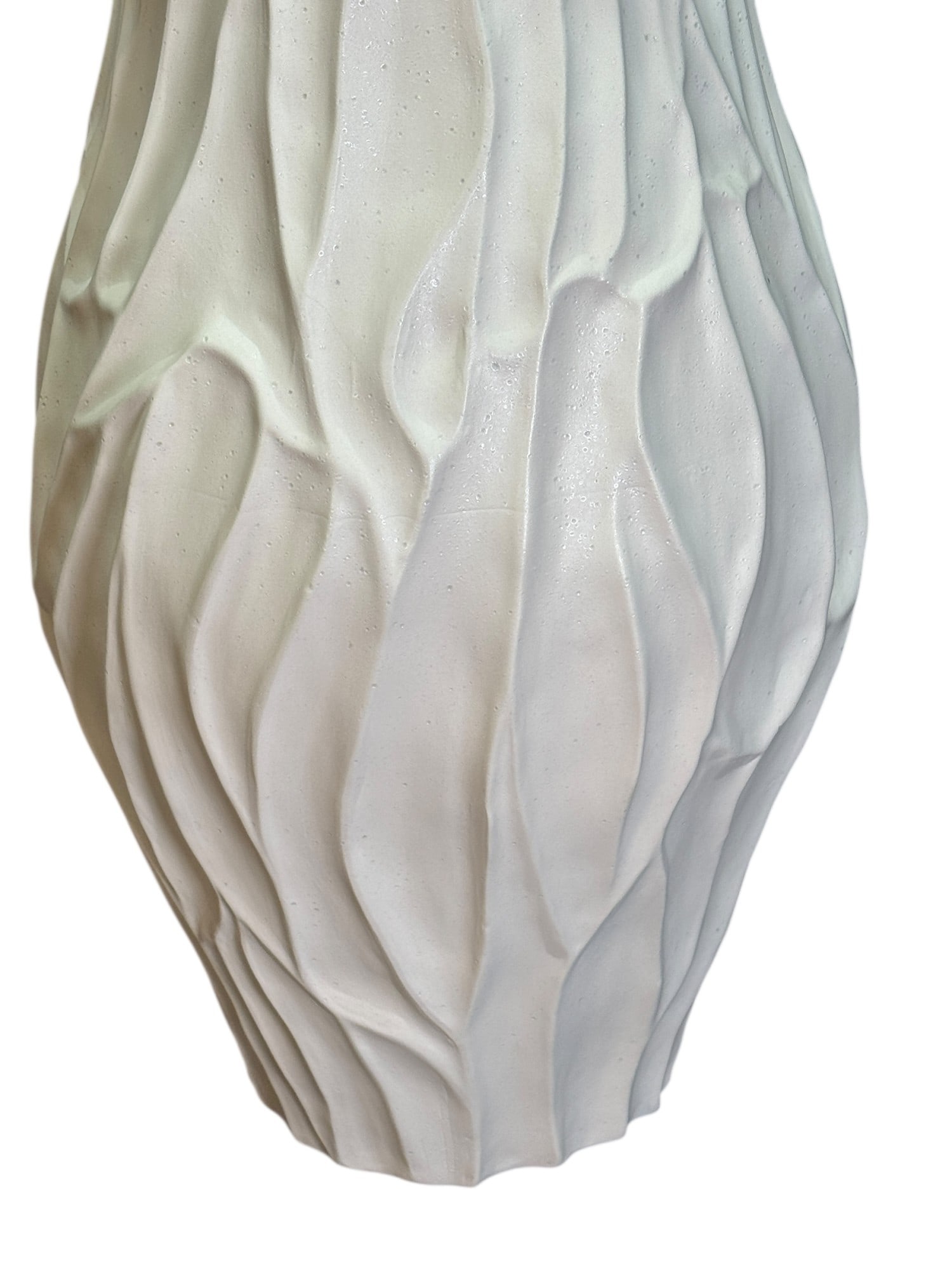 ARTISAN GLAZED CERAMIC TULIP VASE - 3