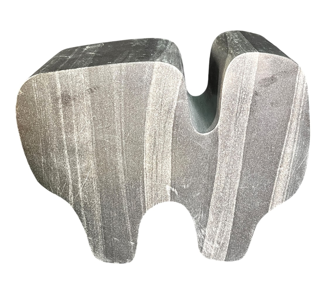 BLACK ABSTRACT MARBLE SCULPTURE (1 of 5)