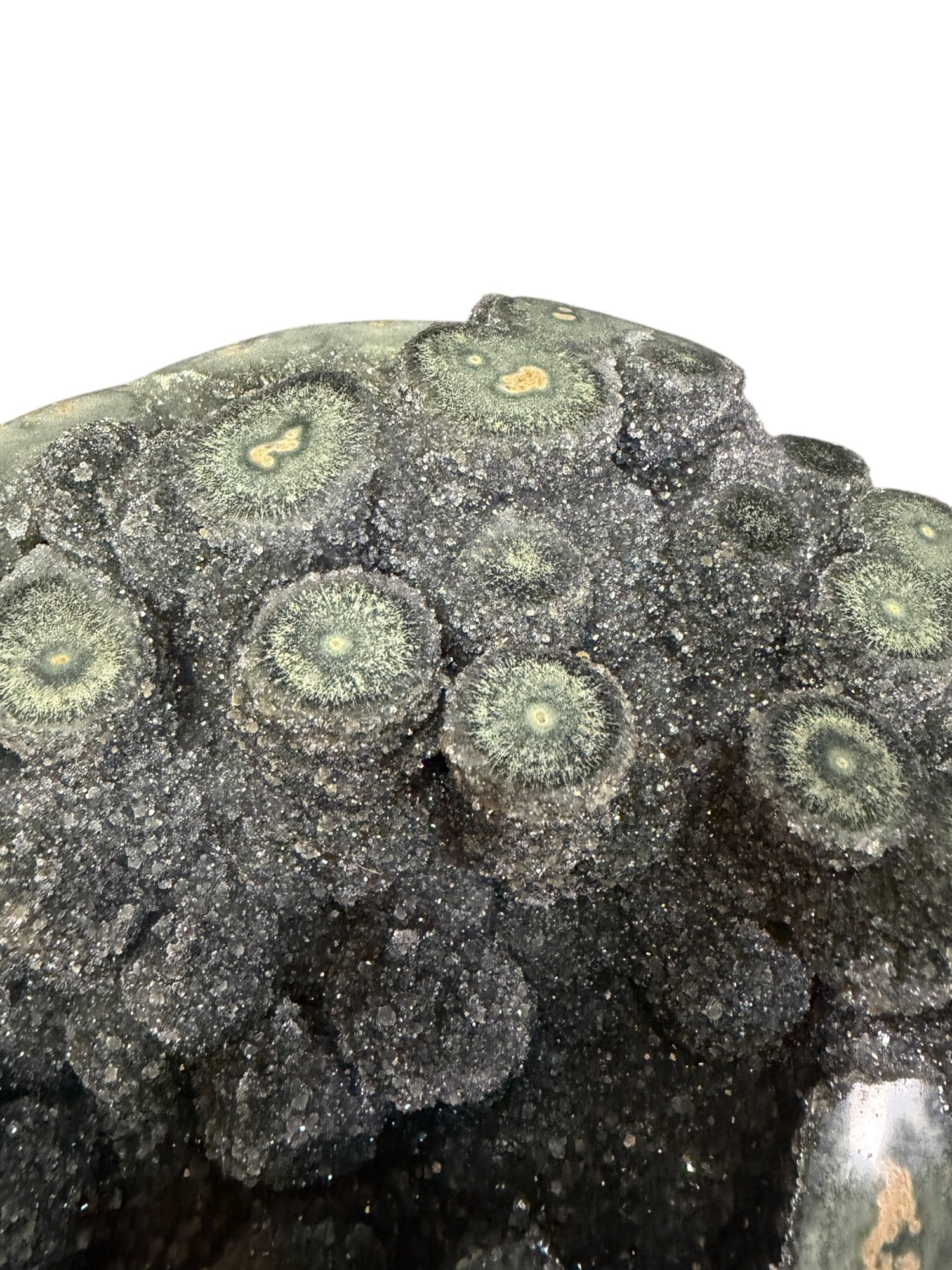 OCEAN JASPER DRUSY GEODE - 11