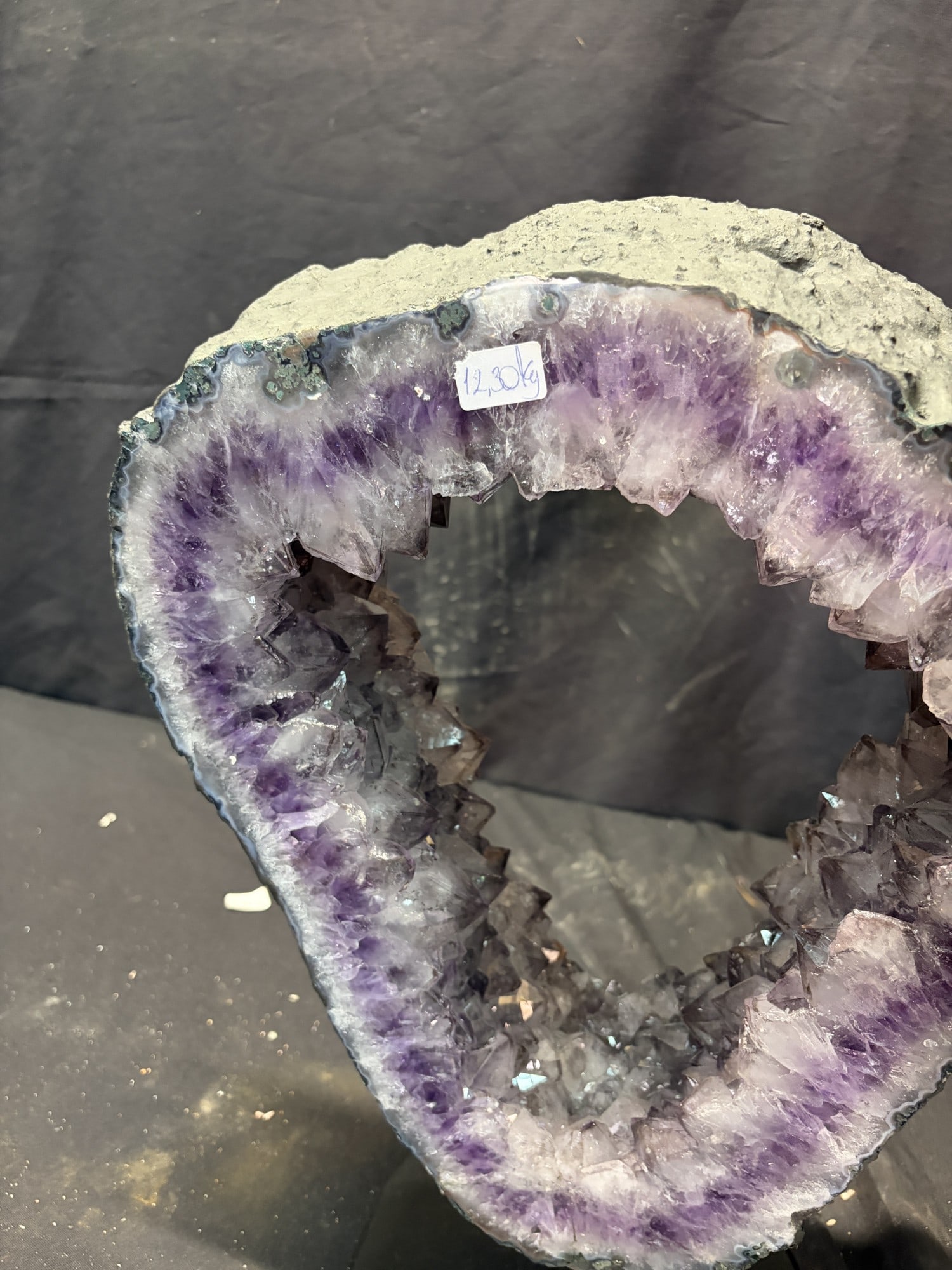 AMETHYST ON IRON STAND - 2
