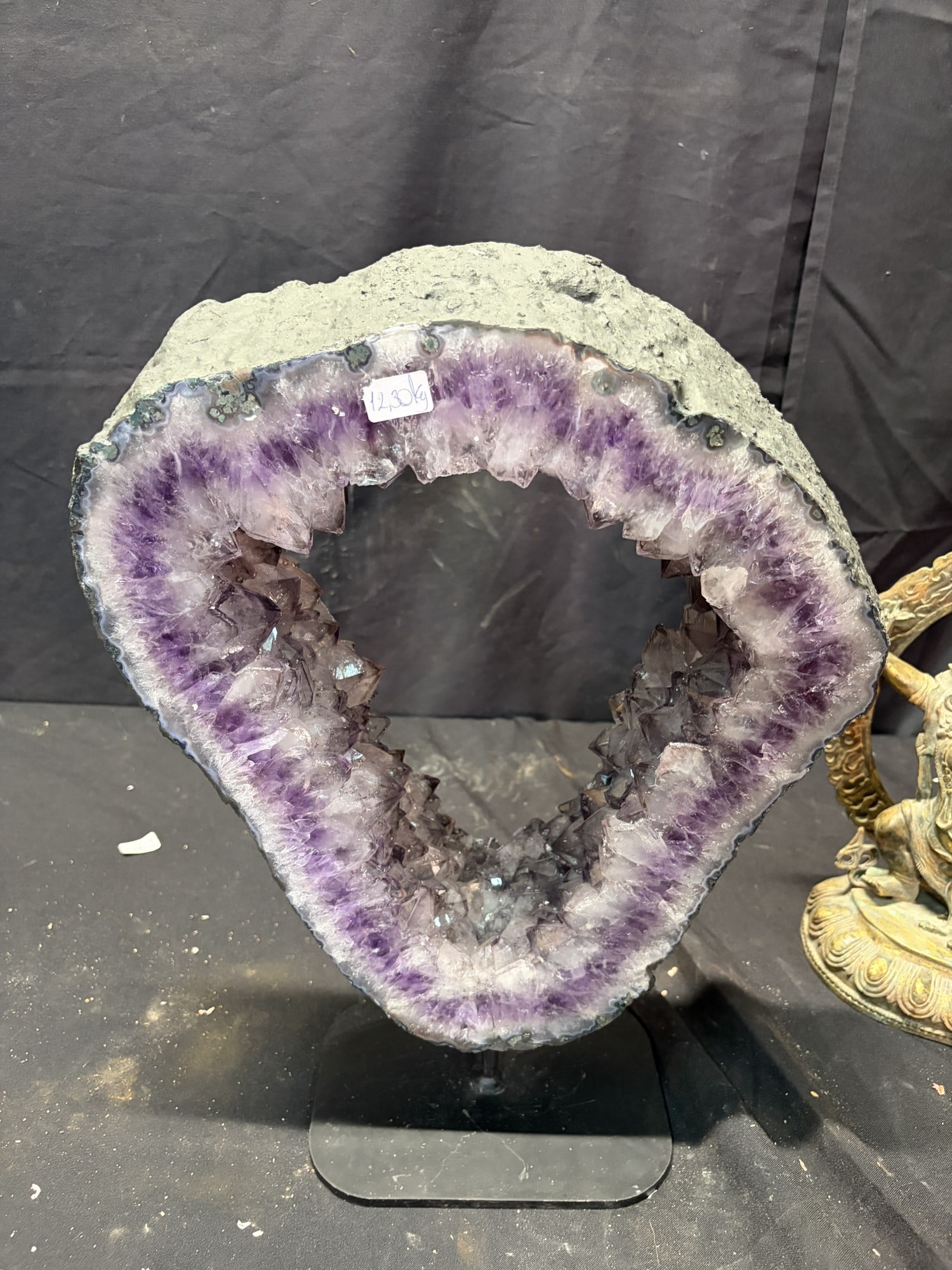 AMETHYST ON IRON STAND - 3