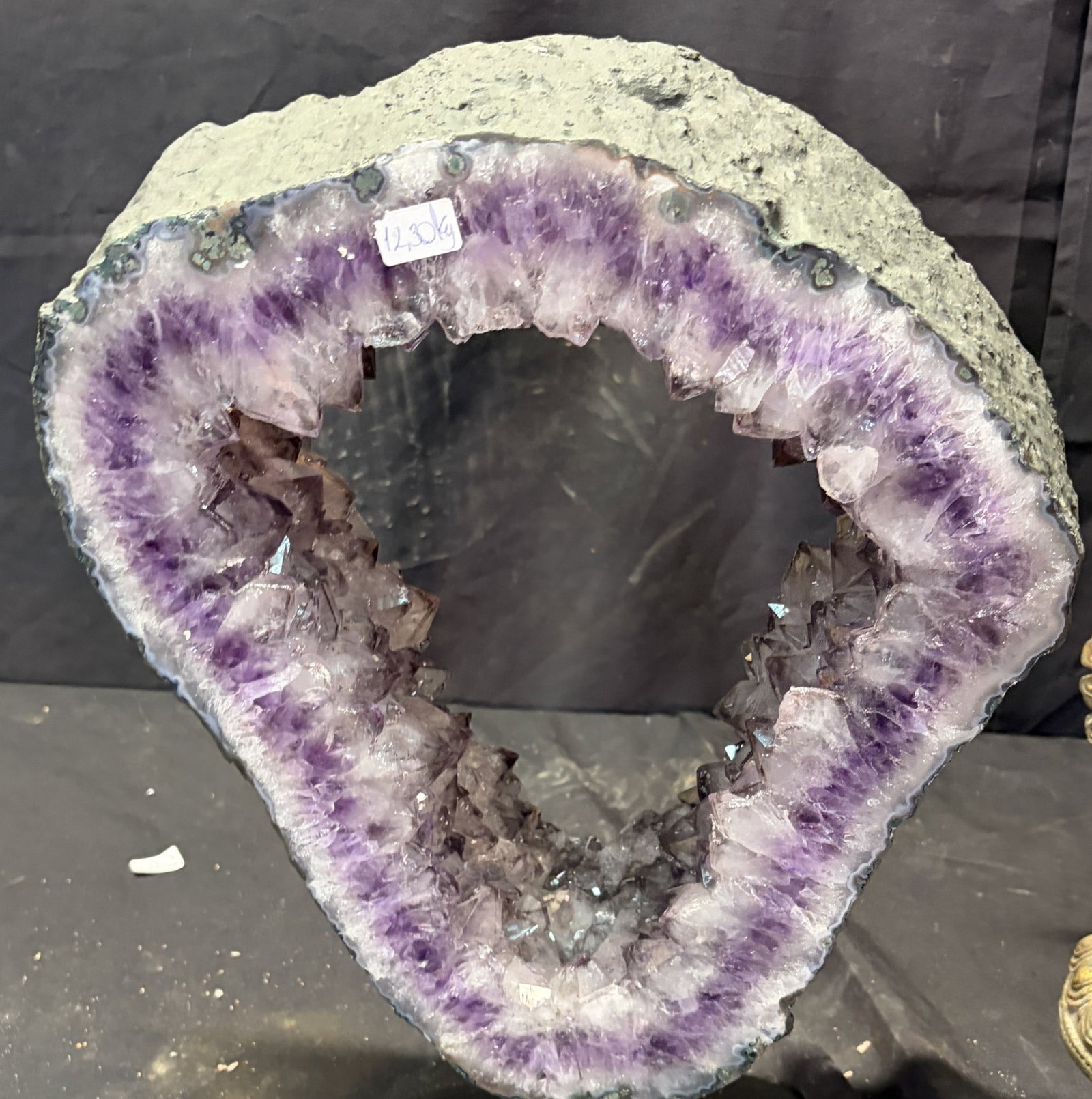 AMETHYST ON IRON STAND - 4