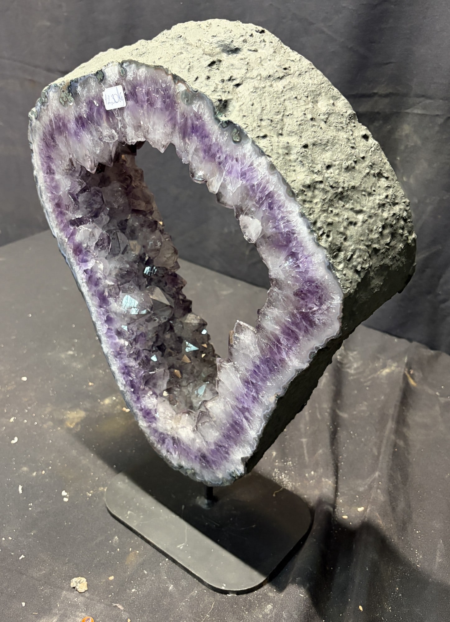 AMETHYST ON IRON STAND - 5