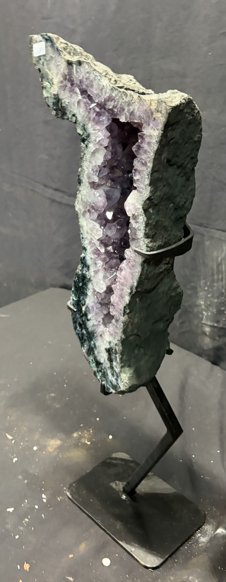 AMETHYST ON IRON STAND - 4