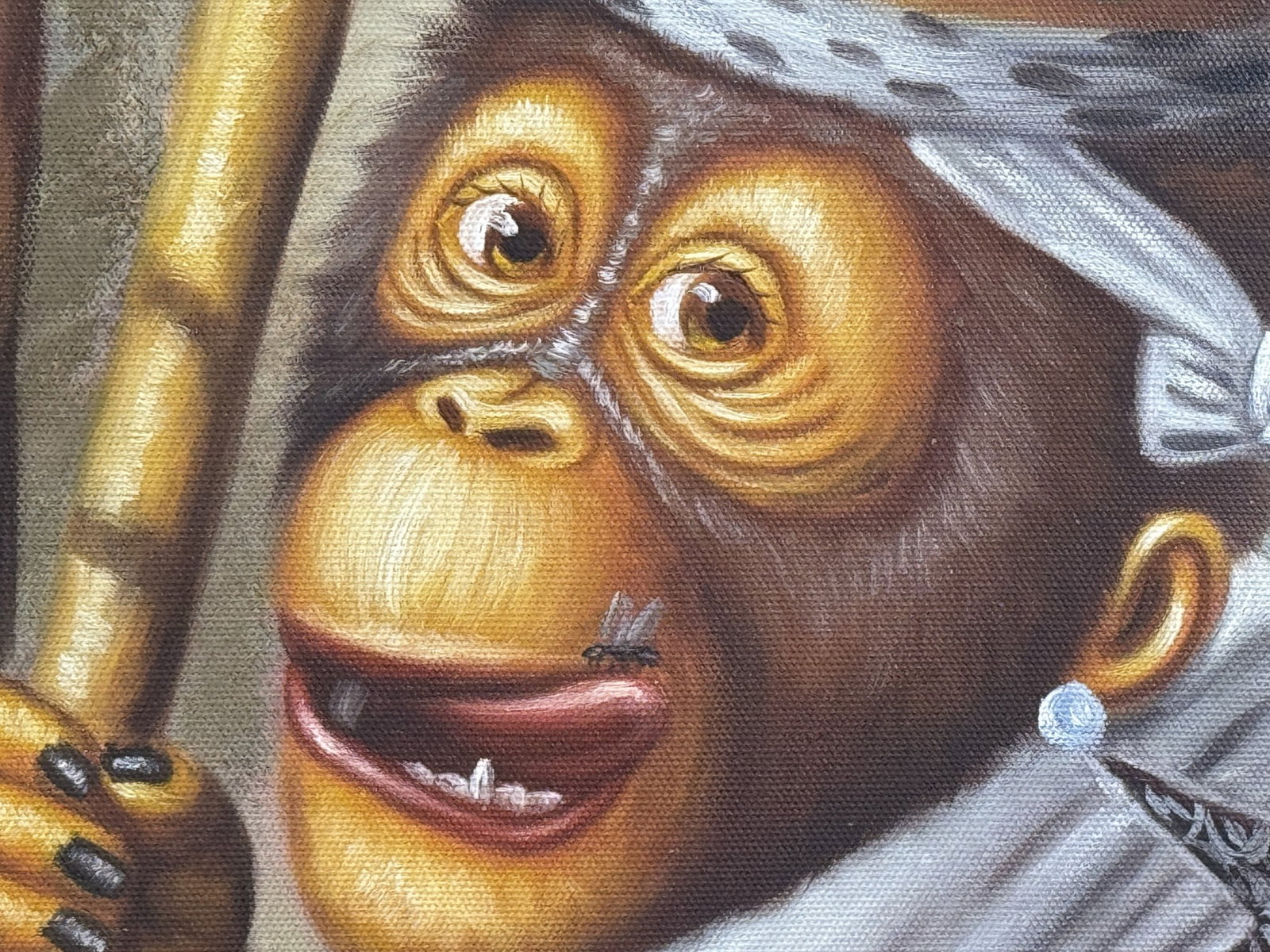 AFTER ROLLER WILSON MONKEY PAINTING - 3