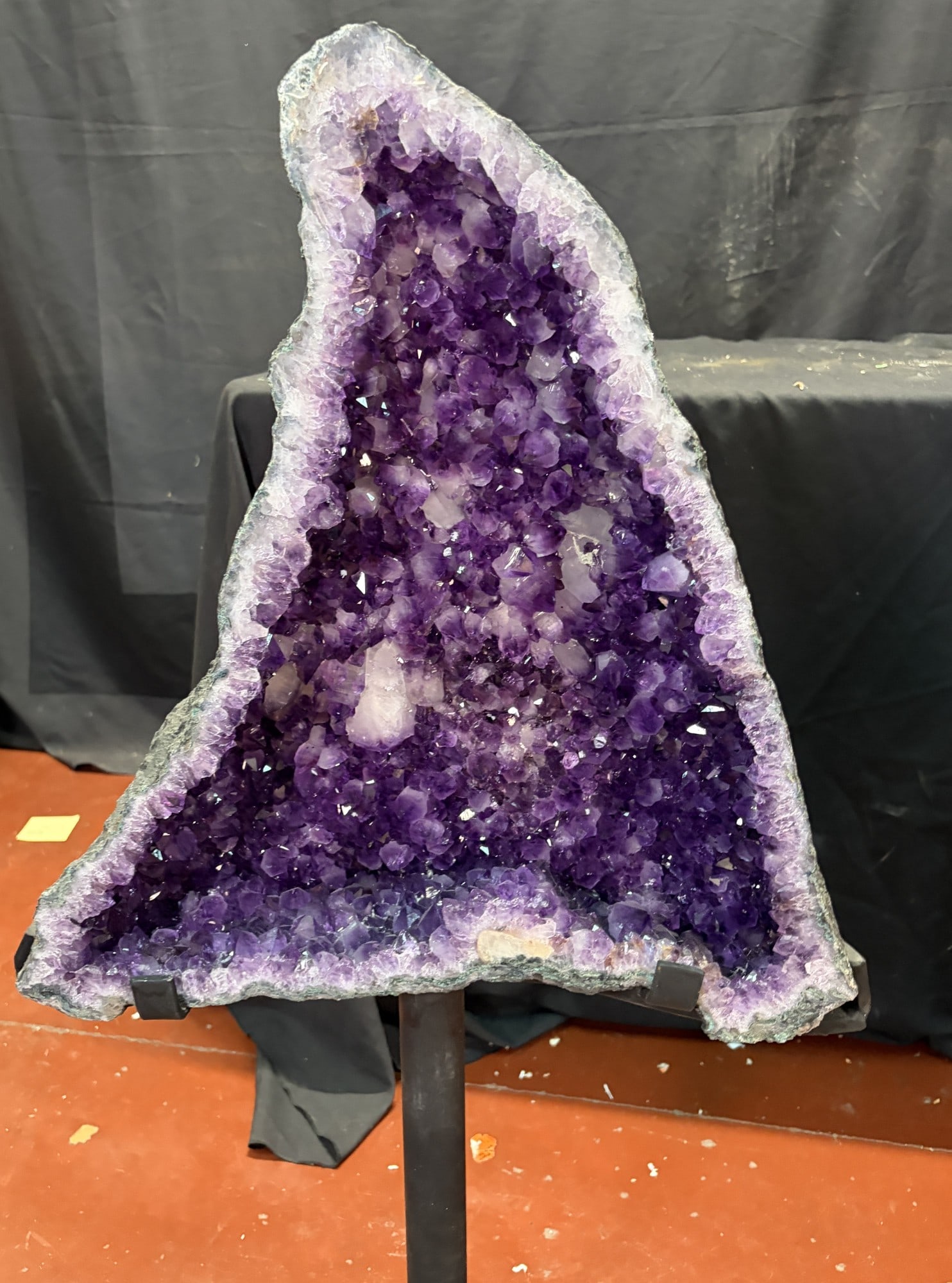 AMETHYST ON IRON STAND - 2