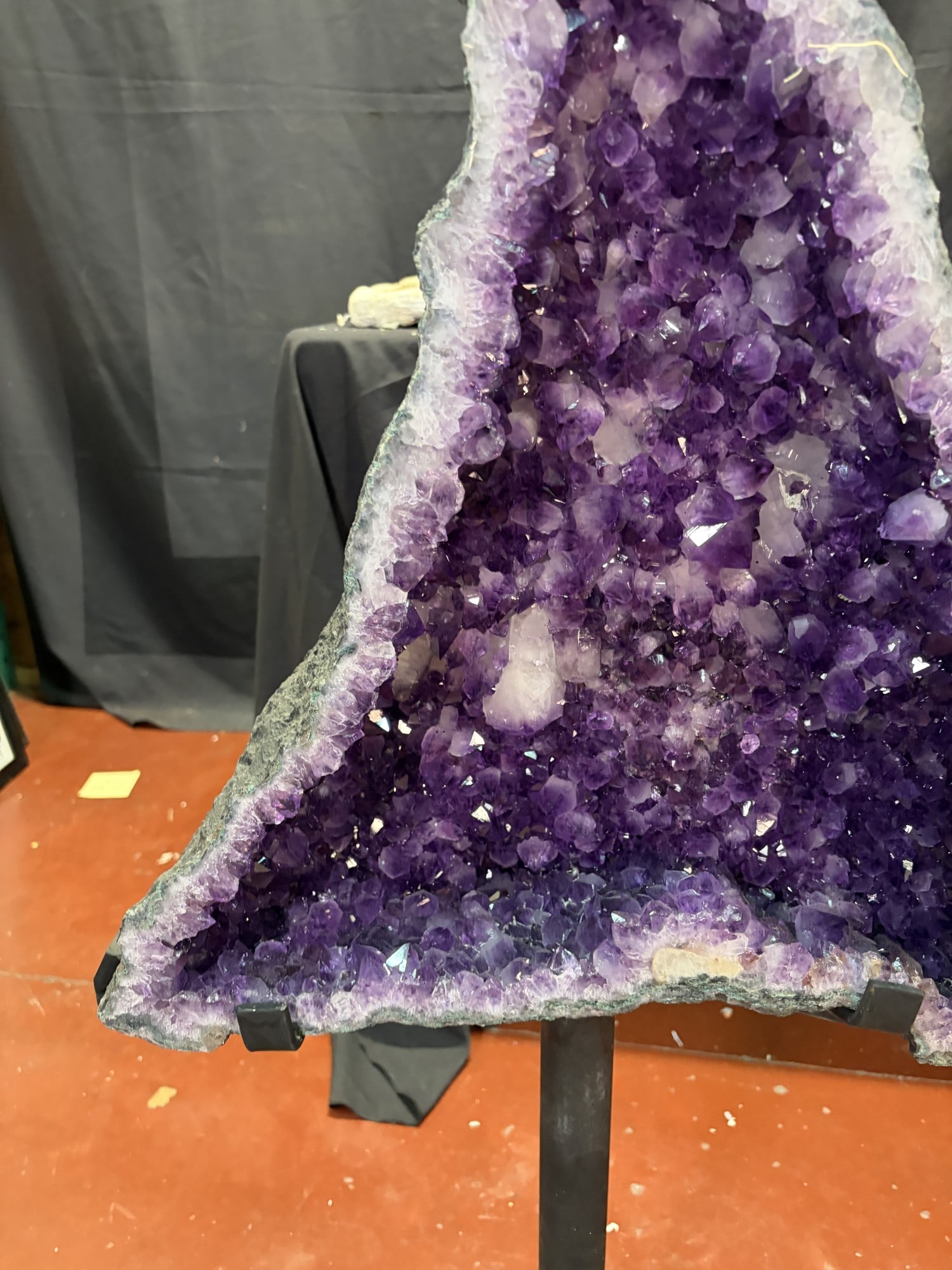 AMETHYST ON IRON STAND - 5