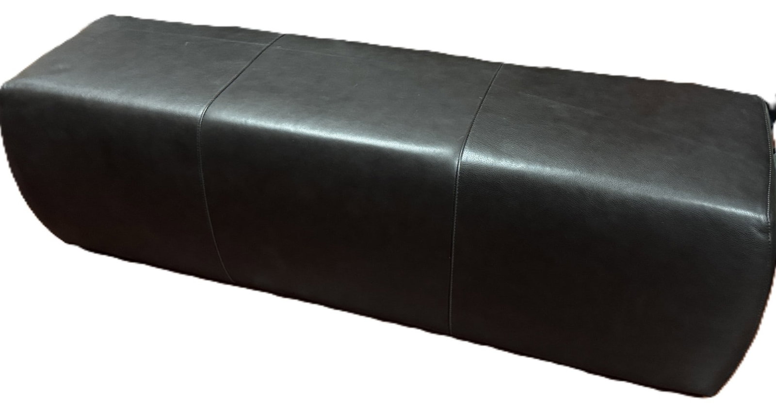 LEATHER OTTOMAN - 2