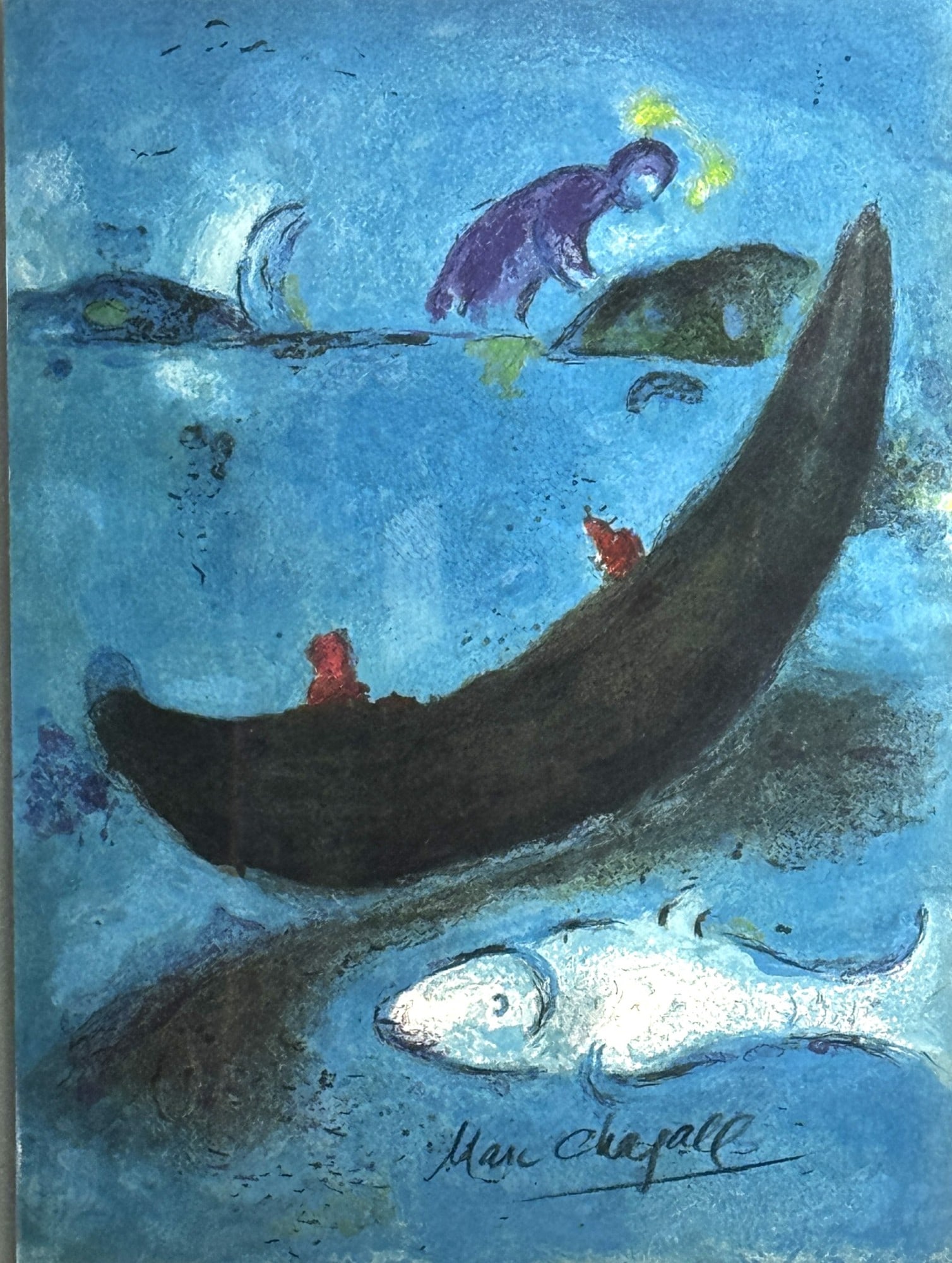 CHAGAL OFF SET LITHOGRAPH HAND SIGNED - 2