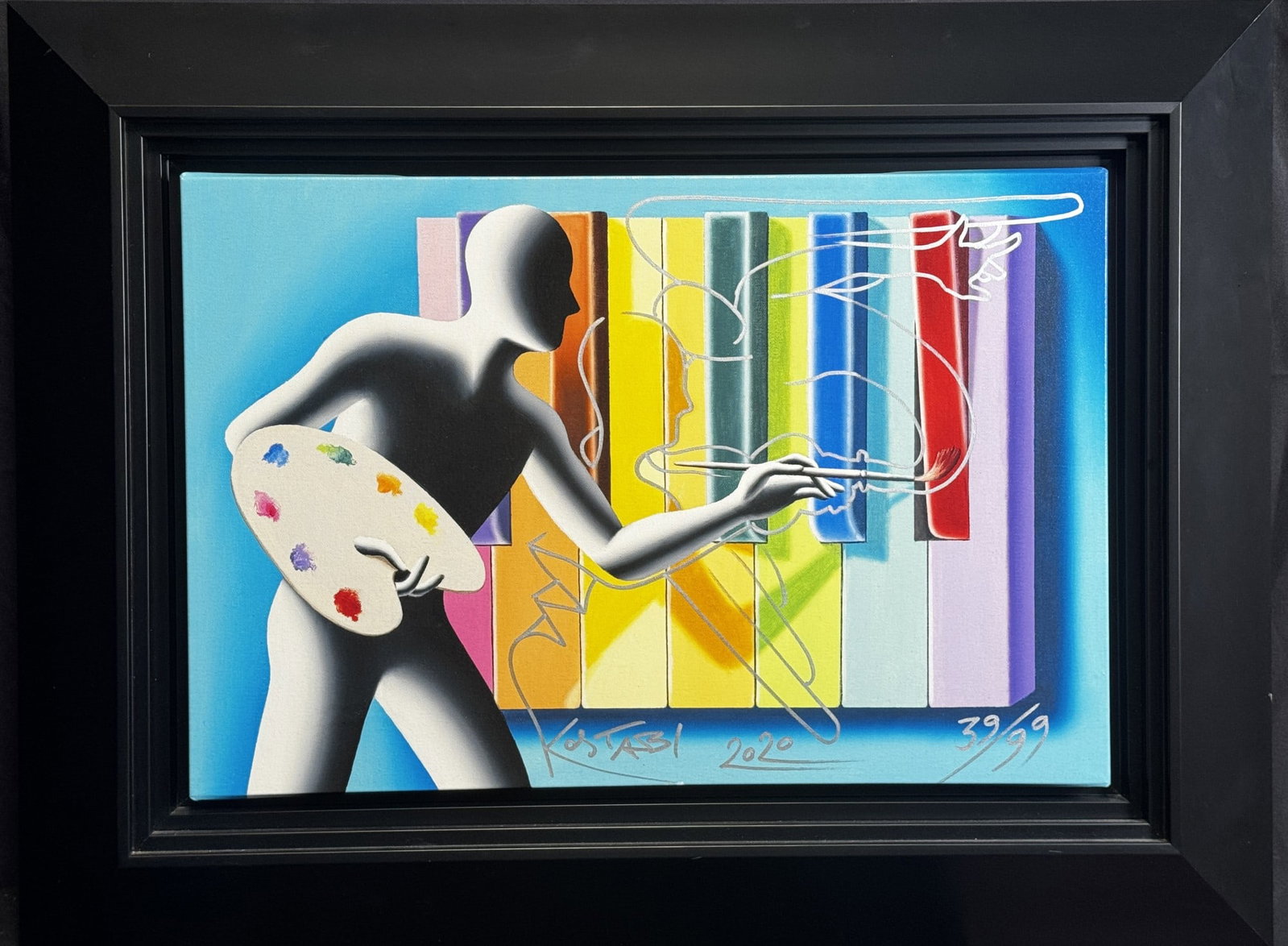 MARK KOSTABI "SCARLET A SHARP" (1 of 3)