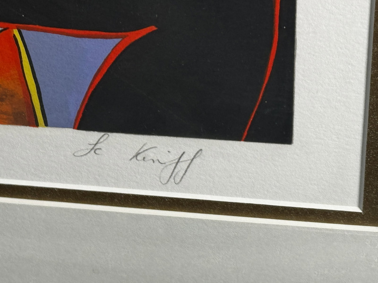 LINDA LE KINFF LITHOGRAPH - 3