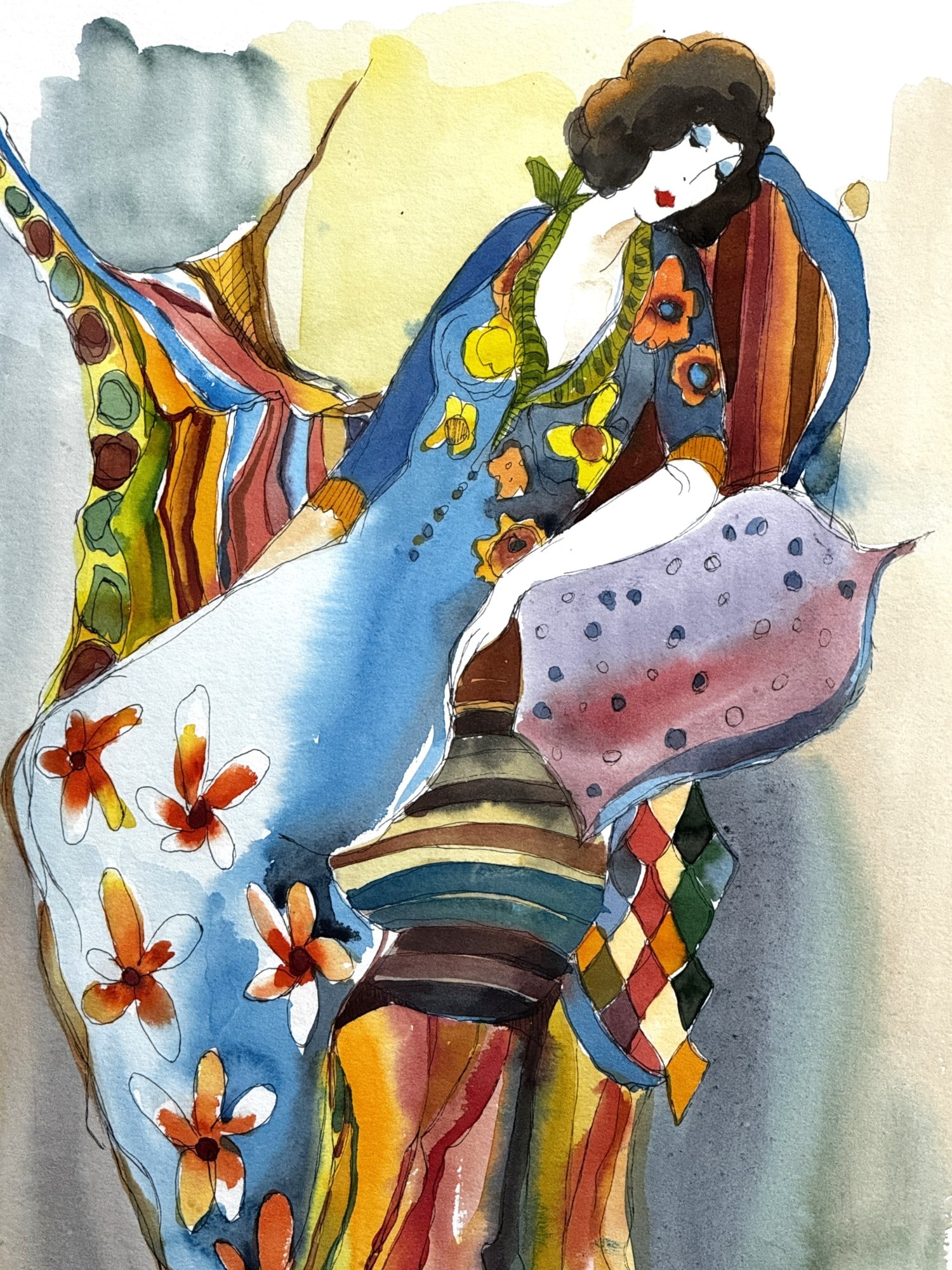 TARKAY " RELAXING " SIGNED LOWER RIGHT - 3