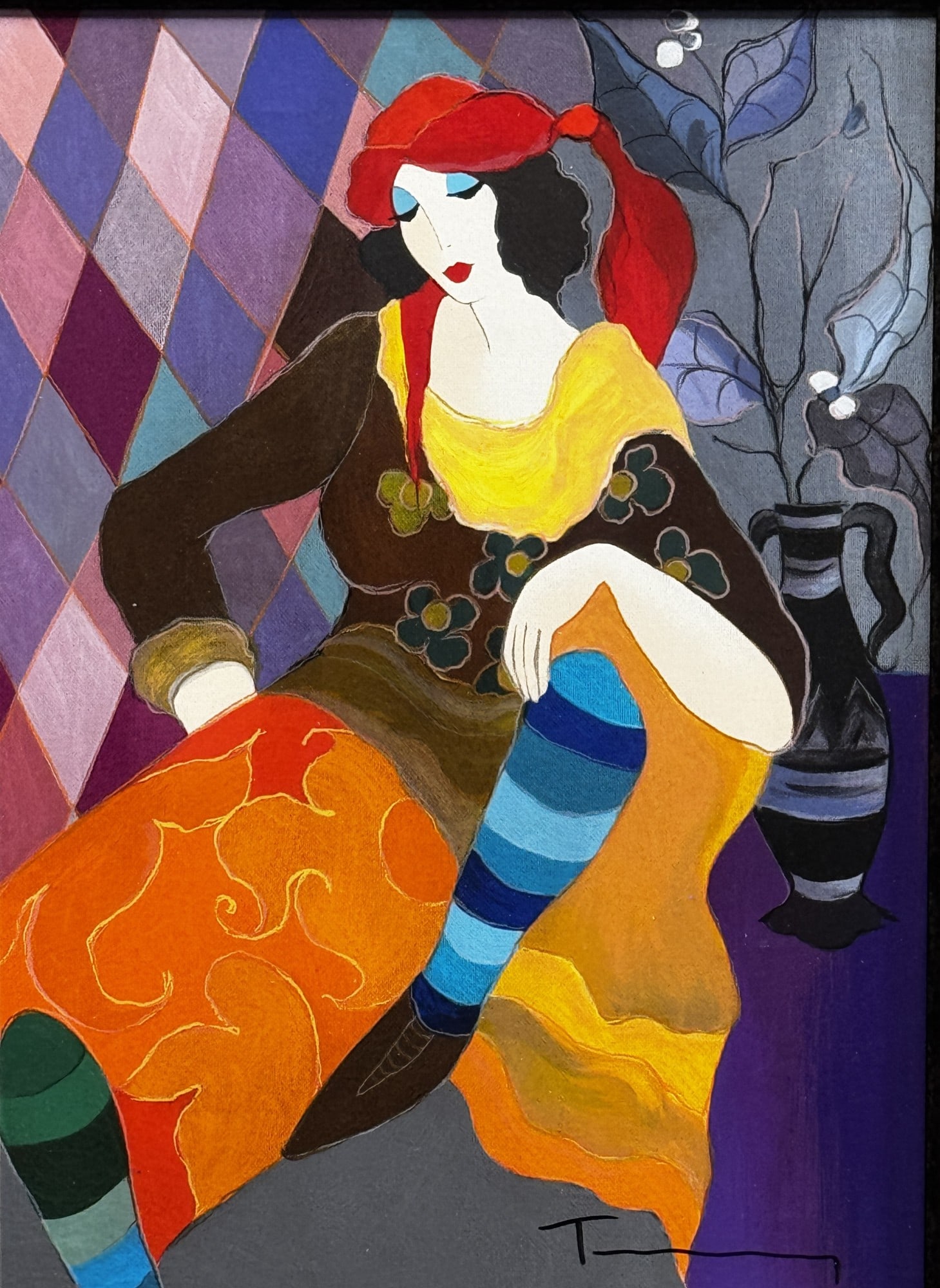 TARKAY GICLEE " GITANA" 37/100 - 4