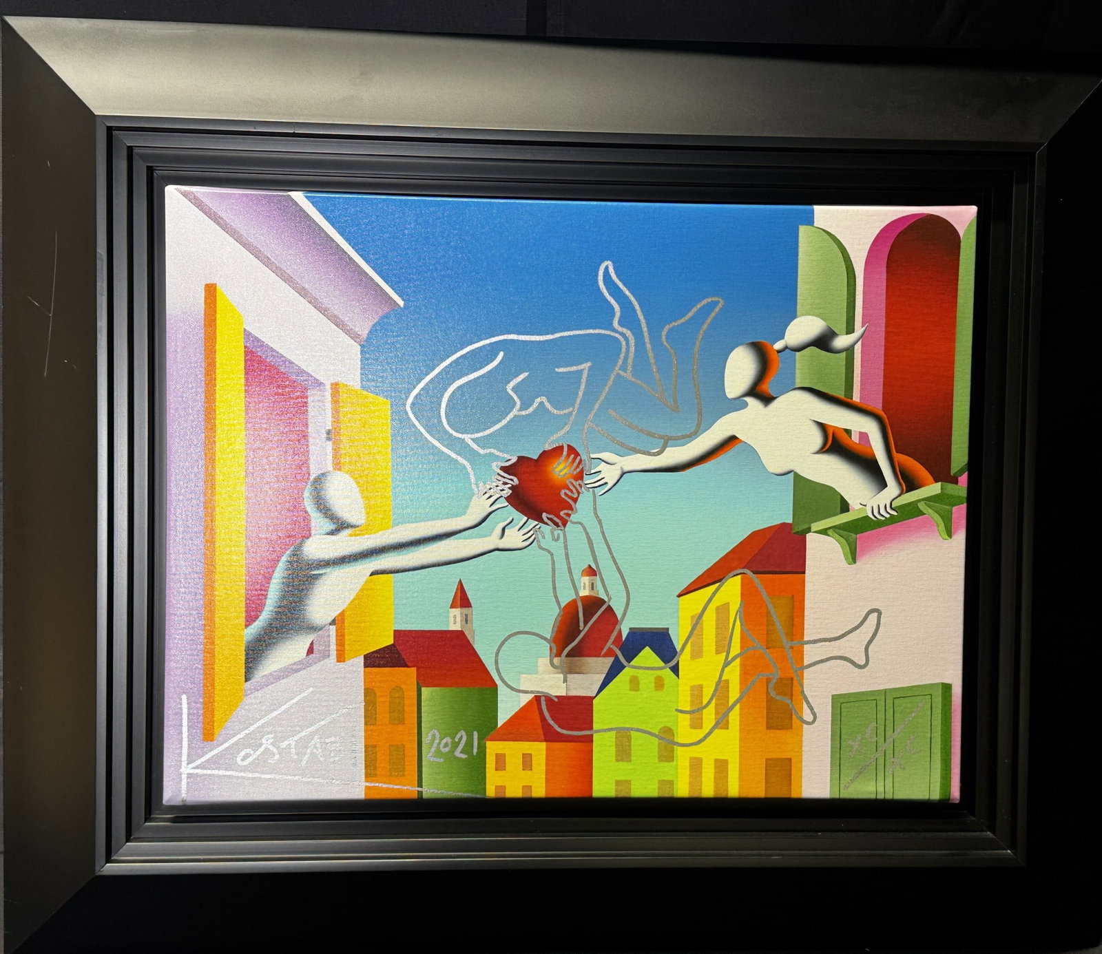 MARK KOSTABI. EMBELISHED GICLEE (1 of 5)