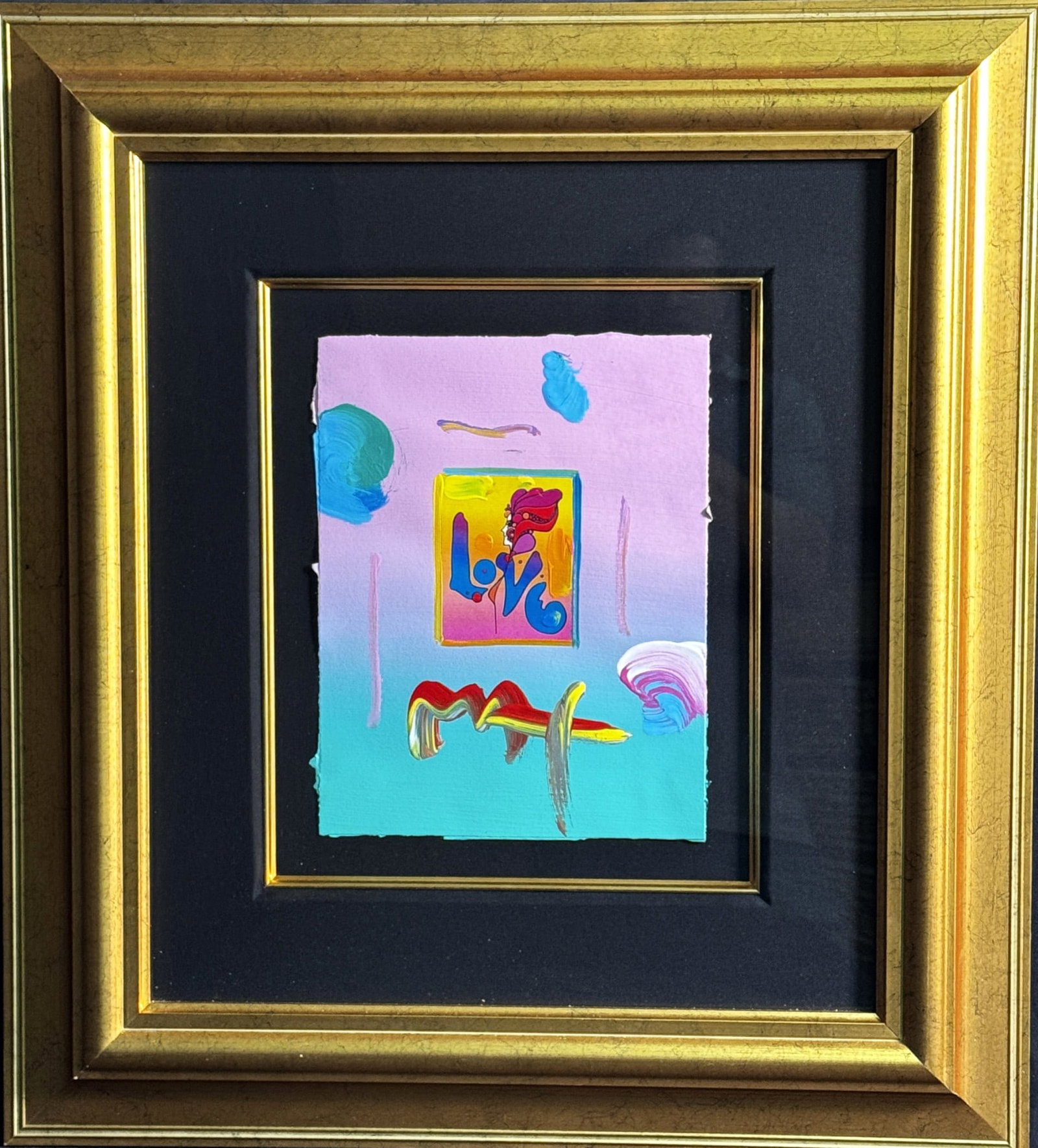 PETER MAX "LOVE" ORIGINAL ACRYLIC - 4