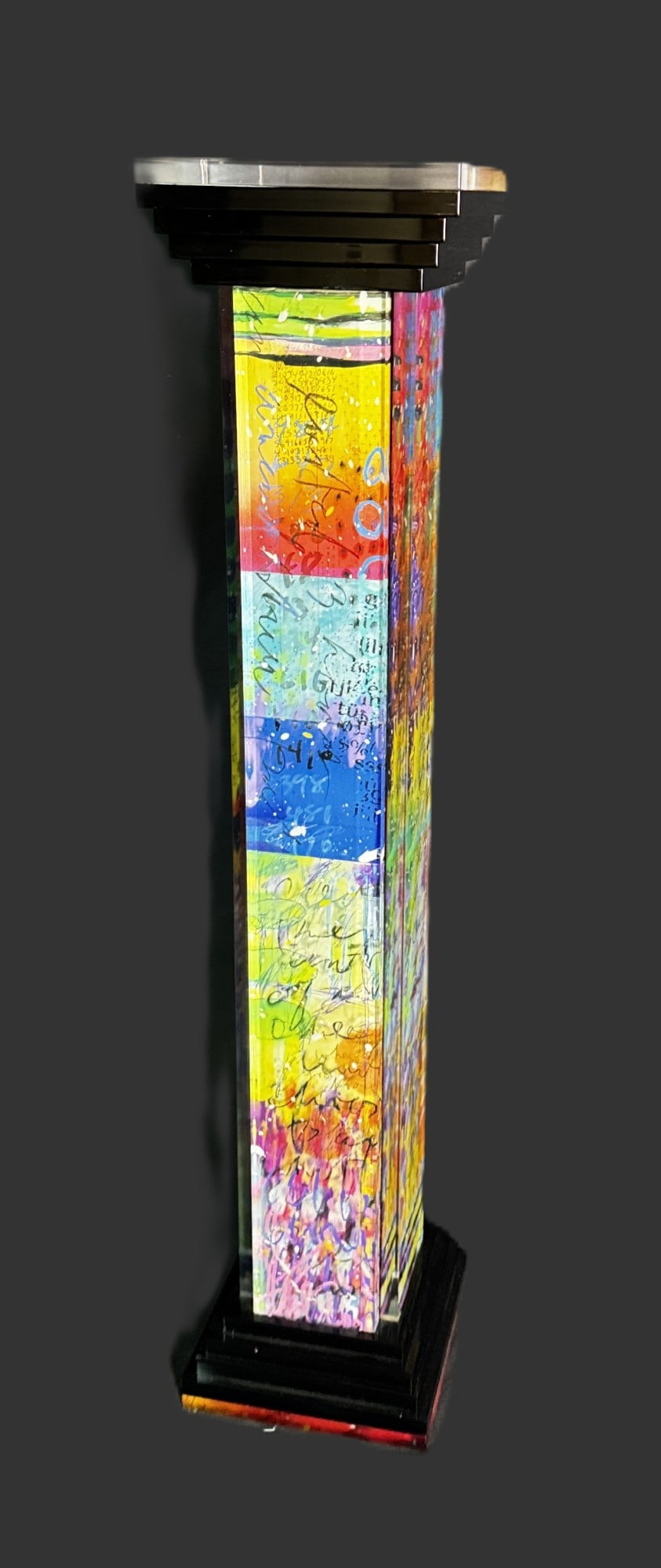 LUCITE TOWER BY TIM YANKE - 2