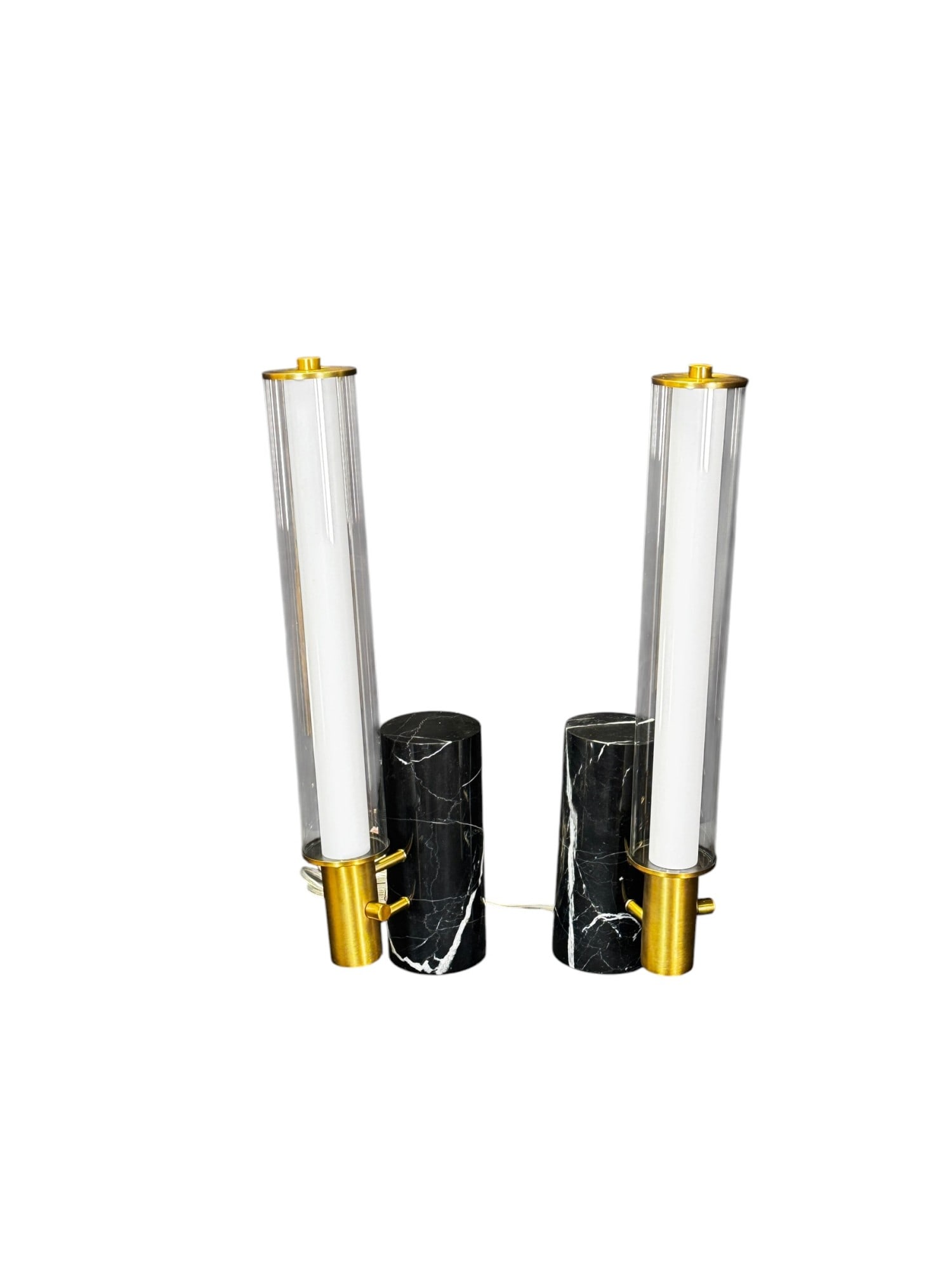 BLACK MARBLE SHELF LIGHTS (1 of 4)
