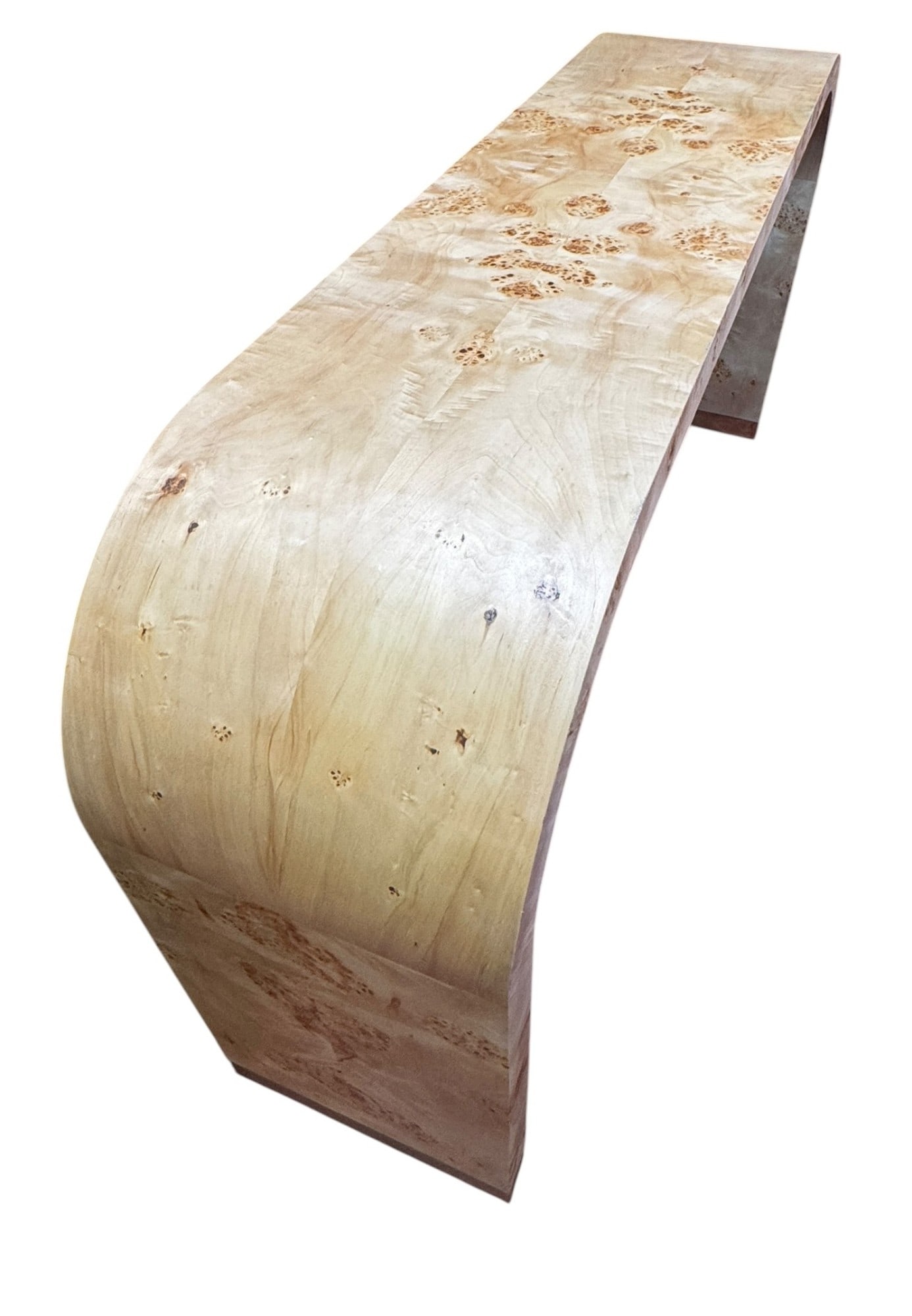 WATERFALL BIRDSEYE MAPLE CONSOLE - 3