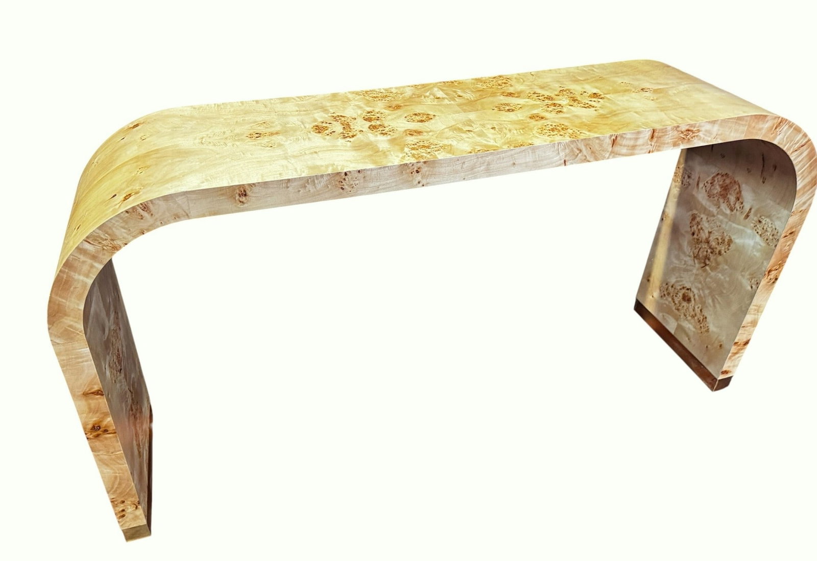 WATERFALL BIRDSEYE MAPLE CONSOLE - 4