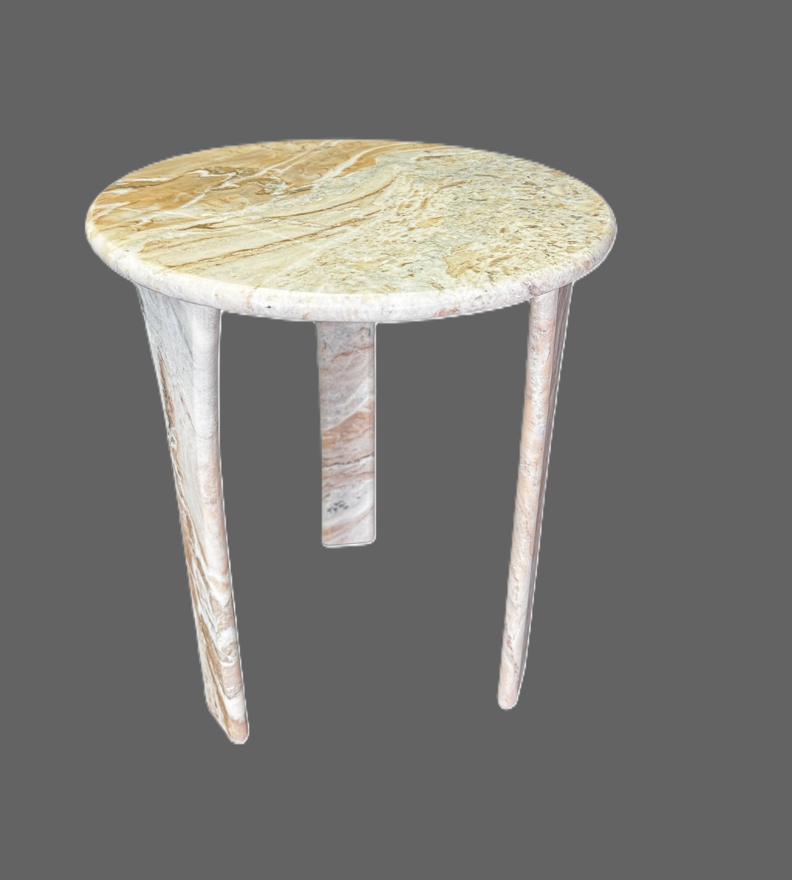 MARBLE OCCASSIONAL TABLE: MARBLE OCCASSIONAL TABLE Height: 20 in. by Width: 15