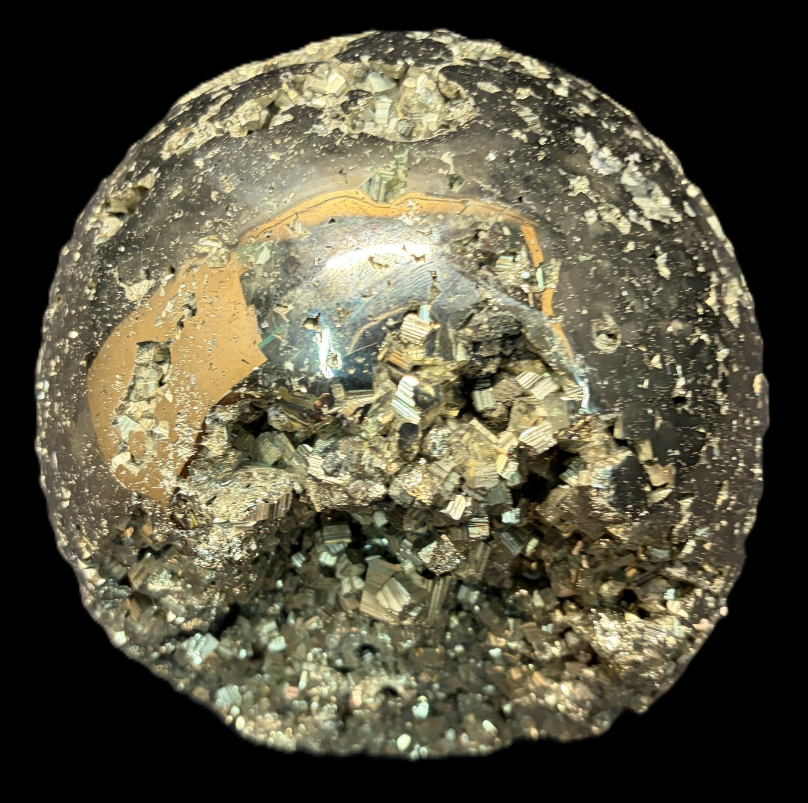 BEAUTIFUL LARGE PYRITE SPHERE - 2