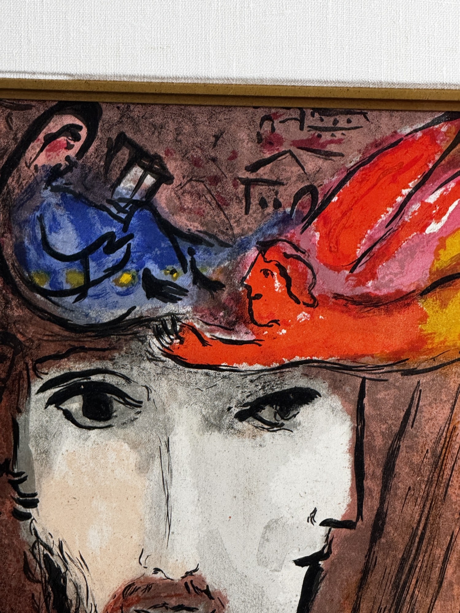 MARC CHAGALL LITHO " DAVID AND BATHSABEE' - 4