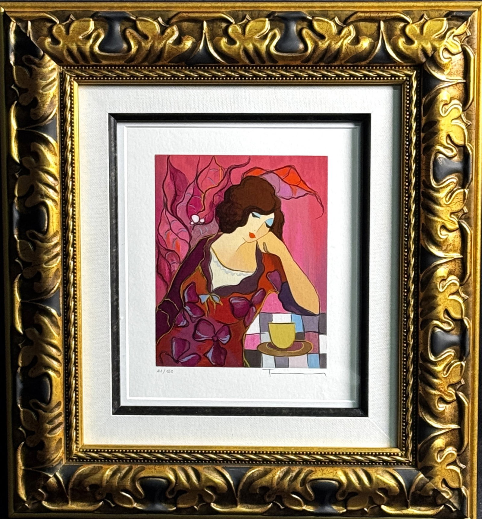 ITZCHAK TARKAY "ASLEEP AT NOON" SERIGRAPH (1 of 4)
