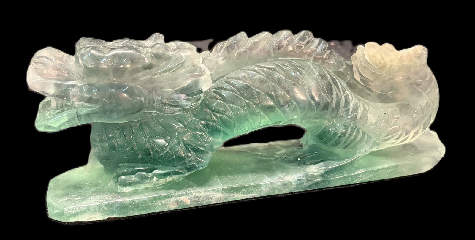 JADE CARVED DRAGON - 3