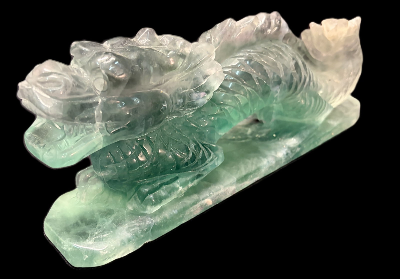 JADE CARVED DRAGON - 4