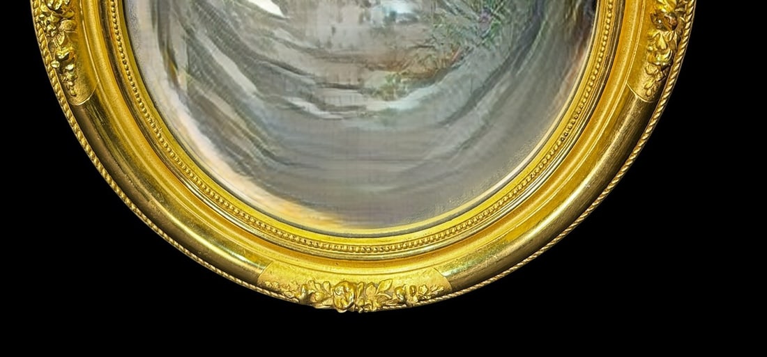 OVAL GILT MIRROR - 2