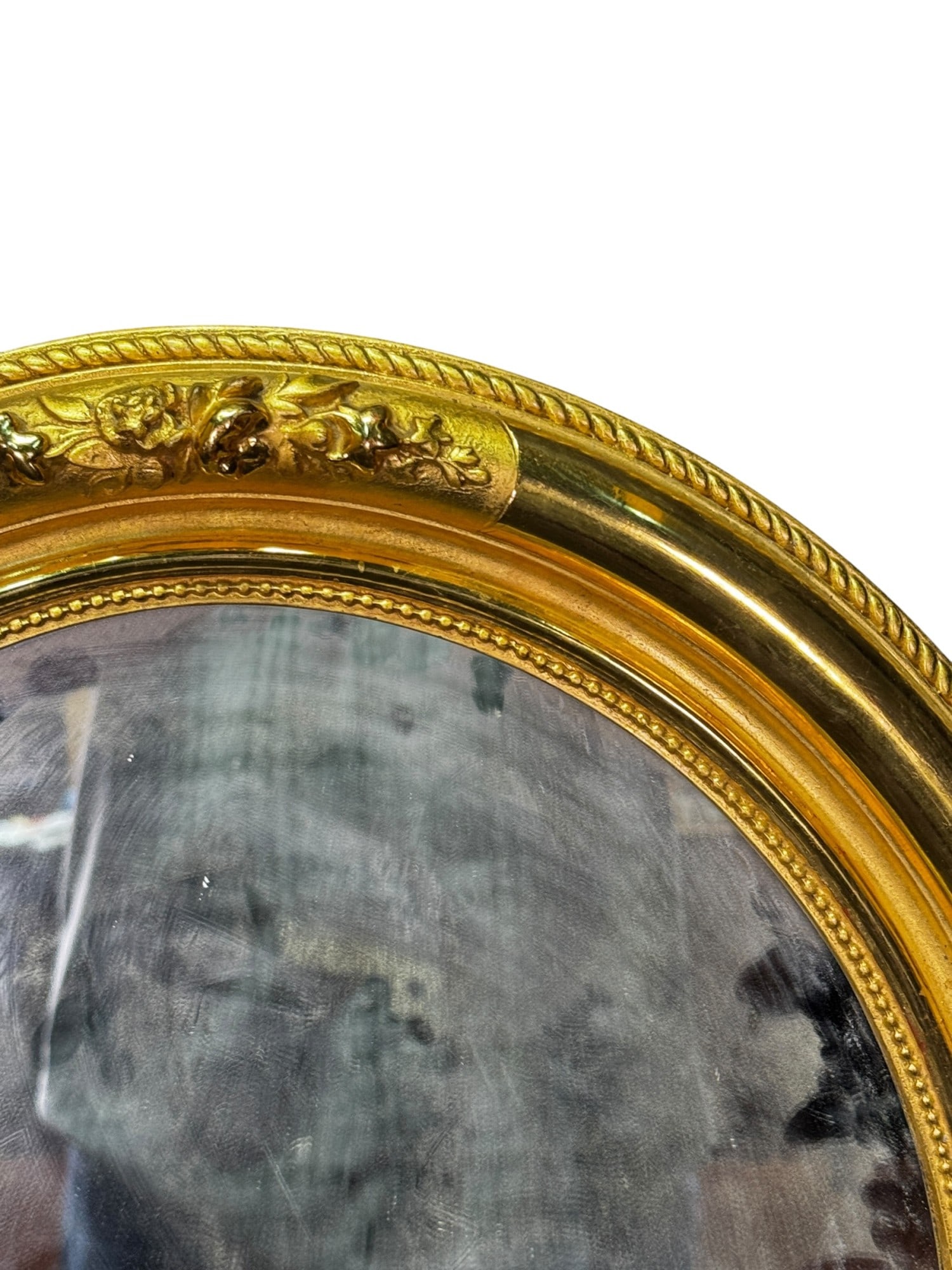 OVAL GILT MIRROR - 3