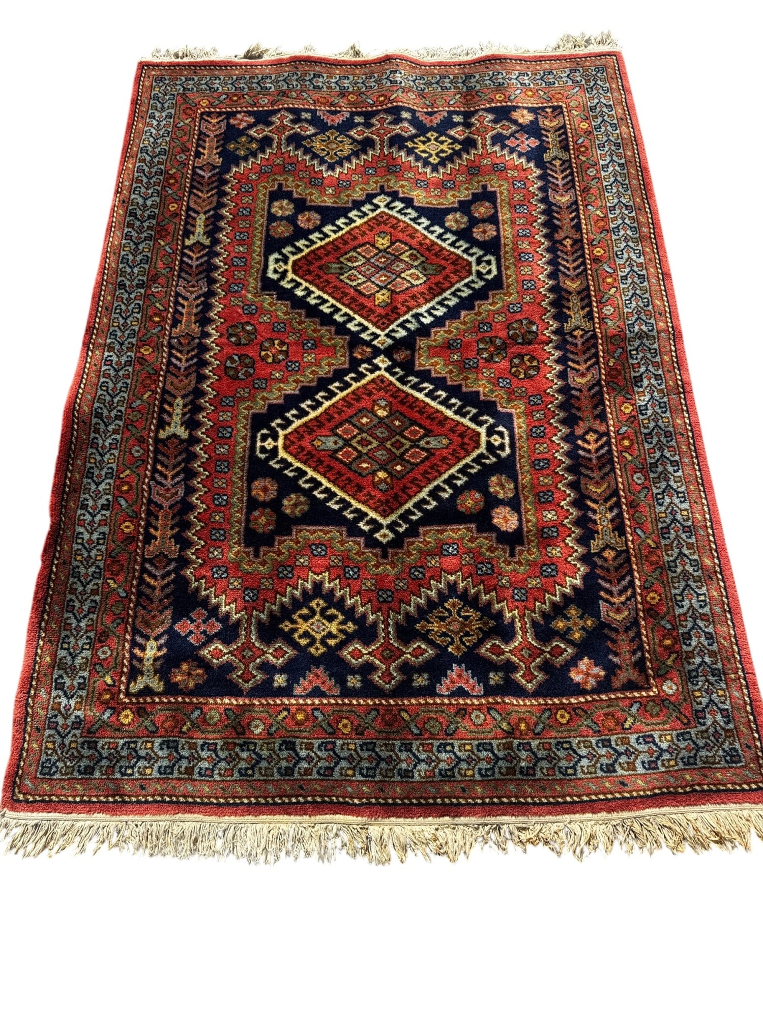 ANTIQUE HAMADAN CARPET: ANTIQUE HAMADAN CARPET