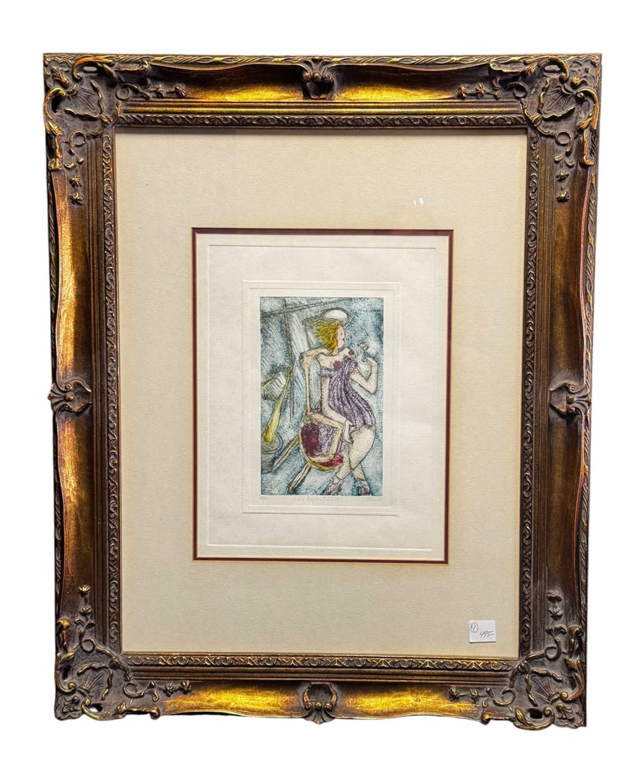 LEBEDANG LITHOGRAPH X/XV: LEBEDANG LITHOGRAPH X/XV Height: 32 in. by Width: 26