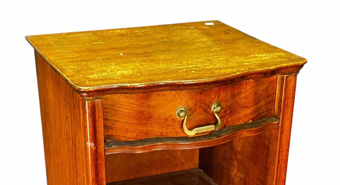 SINGLE DRAWER SIDE TABLE WITH SHELF - 4