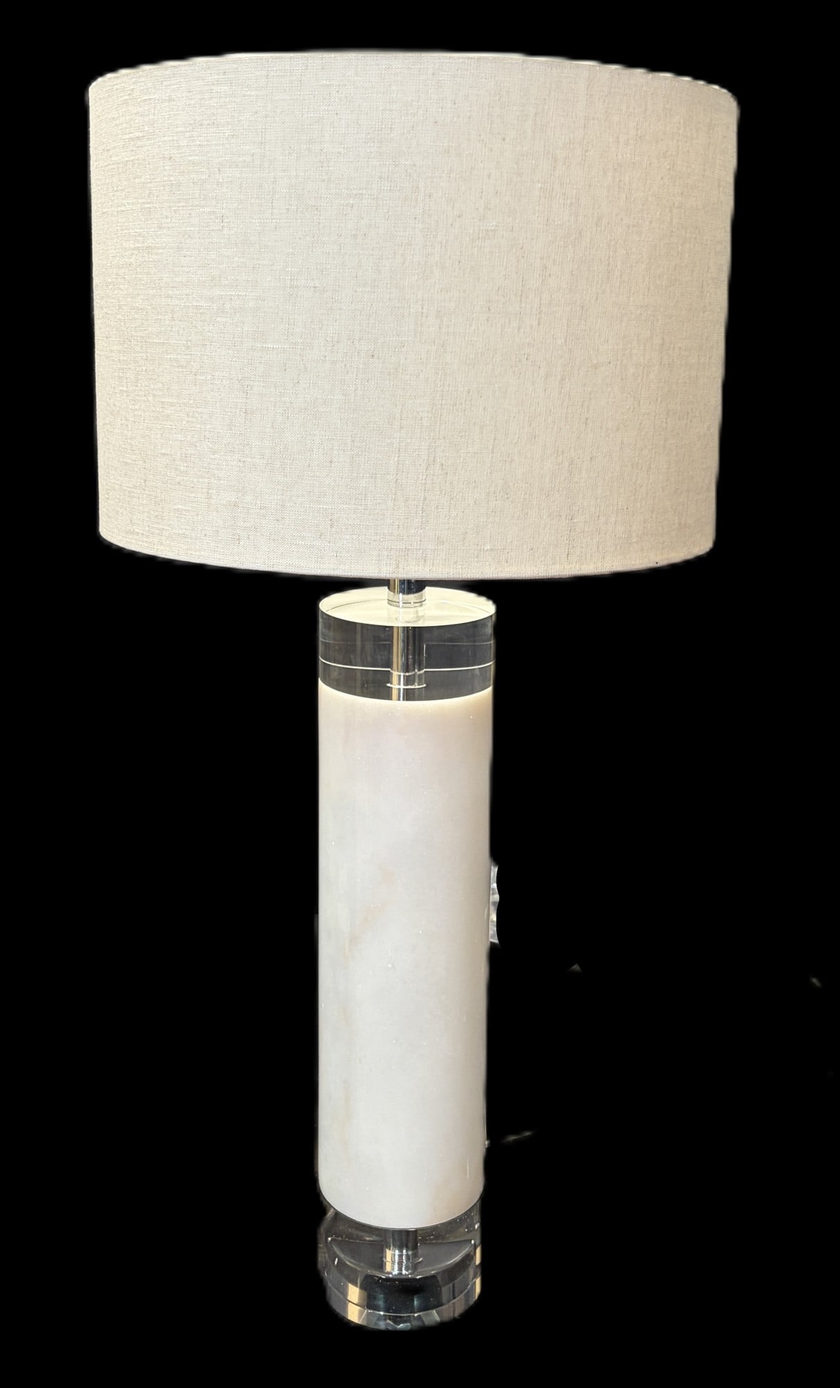 CONTEMPORARY MARBLE COLUMN LAMP (1 of 3)