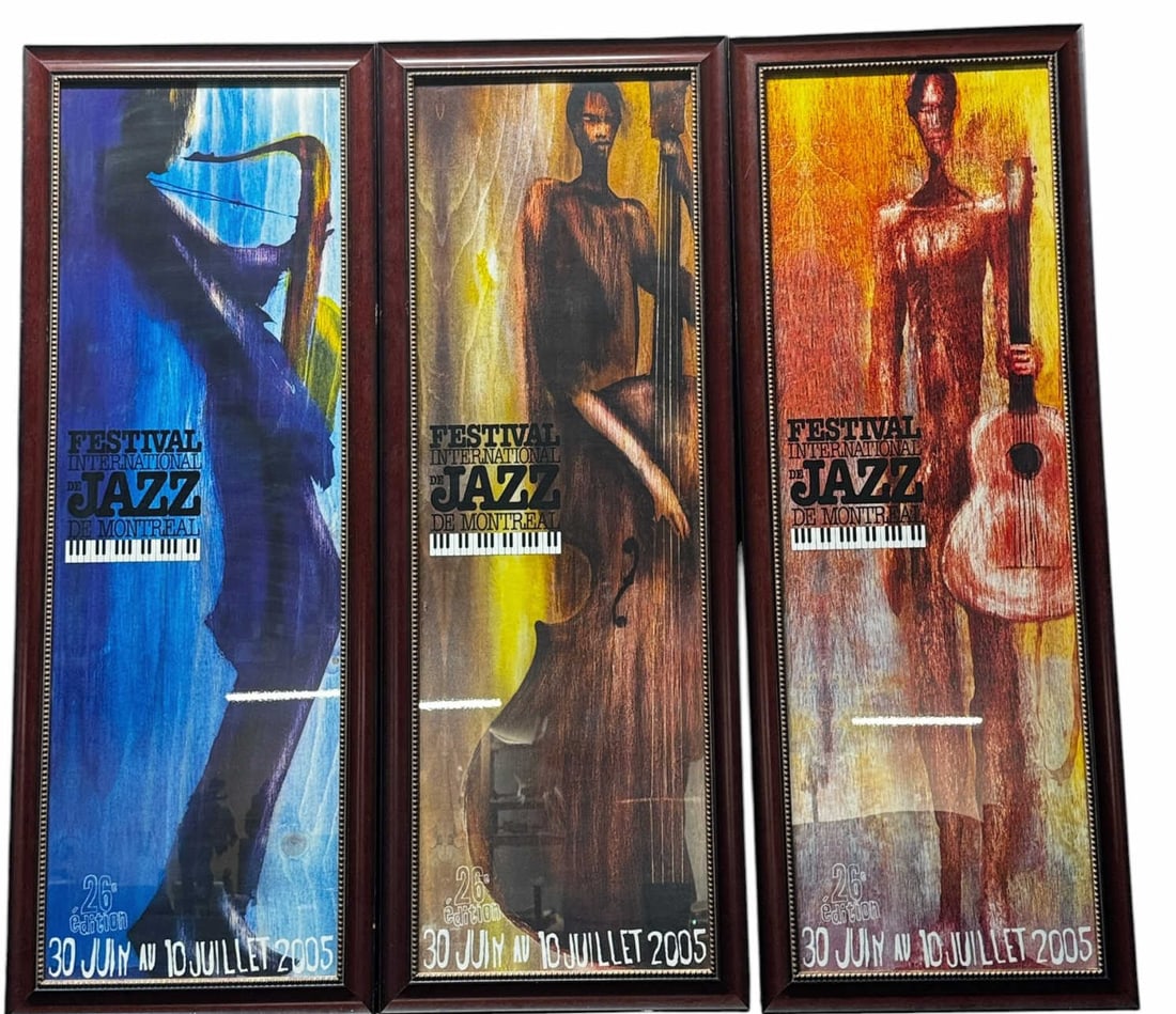 THREE-PANEL JAZZ POSTER - 2