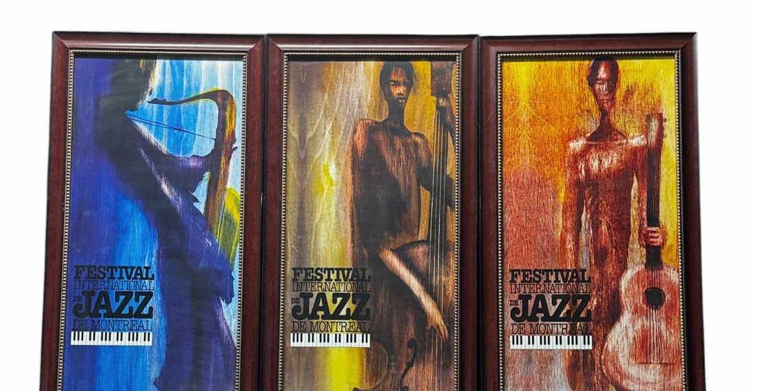 THREE-PANEL JAZZ POSTER - 3