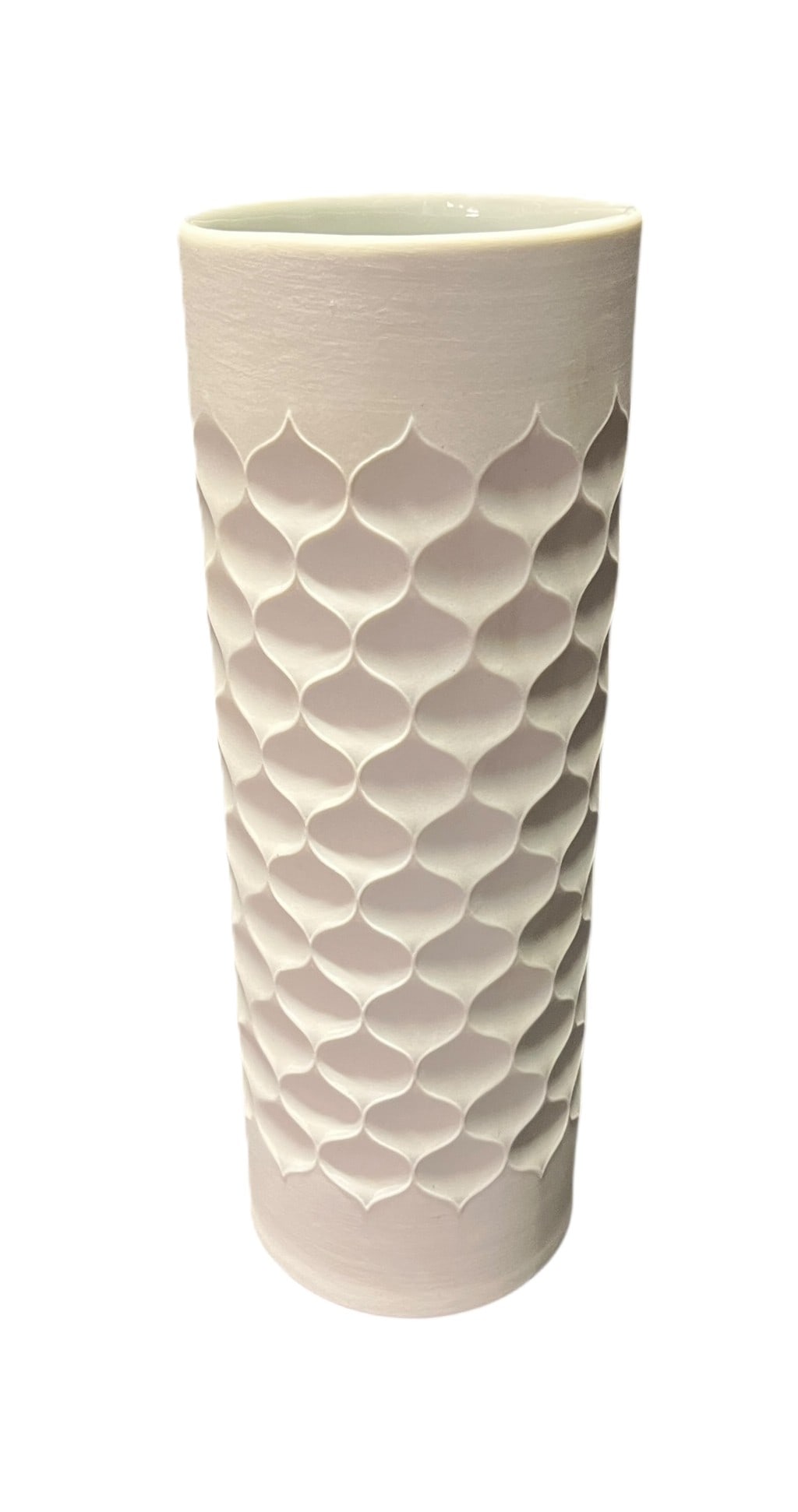 MID-CENTURY VASE: MID-CENTURY VASE. Height: 11 in. by Width: 4 in. by Depth: 4 in.