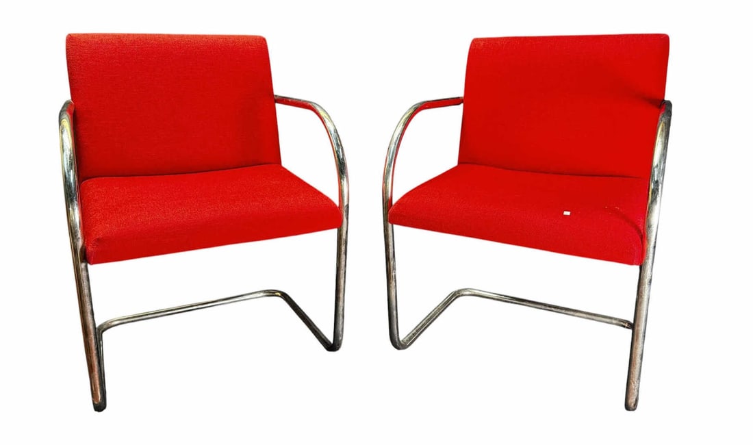 PAIR OF BRNO CHAIRS BY KNOLL (1 of 3)